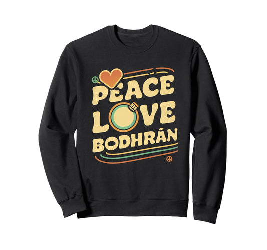 Bodhran Drummer Bodhran T-Shirt - Casual Everyday Wear for Adults - T-Shirt, Sweatshirt, Hoodie