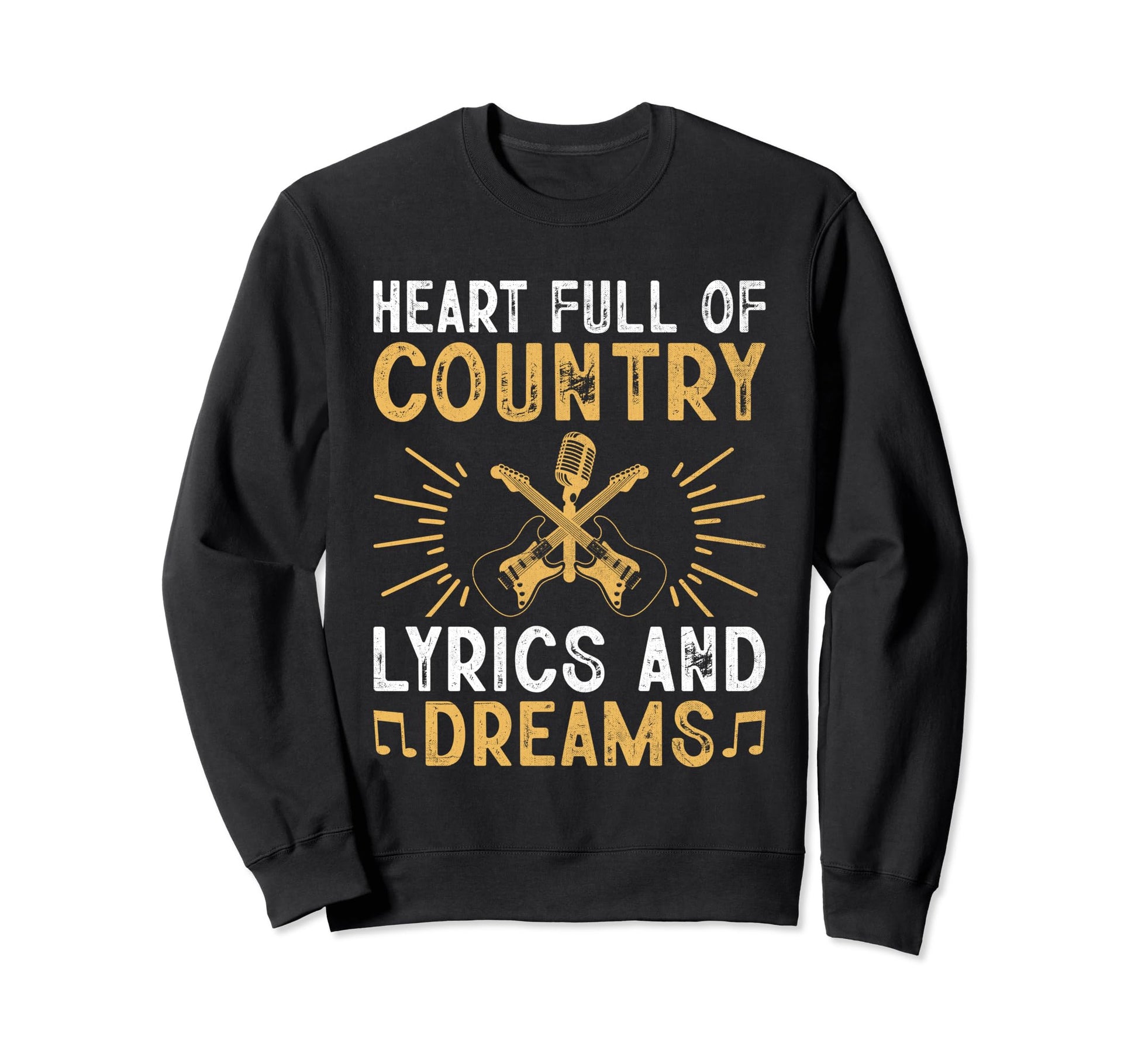 County Music Music Lover Western Sweatshirt - Fun Novelty Design Unisex - T-Shirt, Sweatshirt, Hoodie