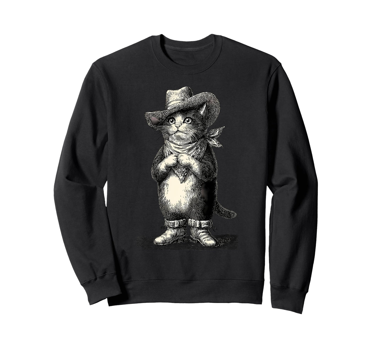 Country Western Cowgirl Funny Cowboy Sweatshirt - Unique Graphic Men Women - T-Shirt, Sweatshirt, Hoodie