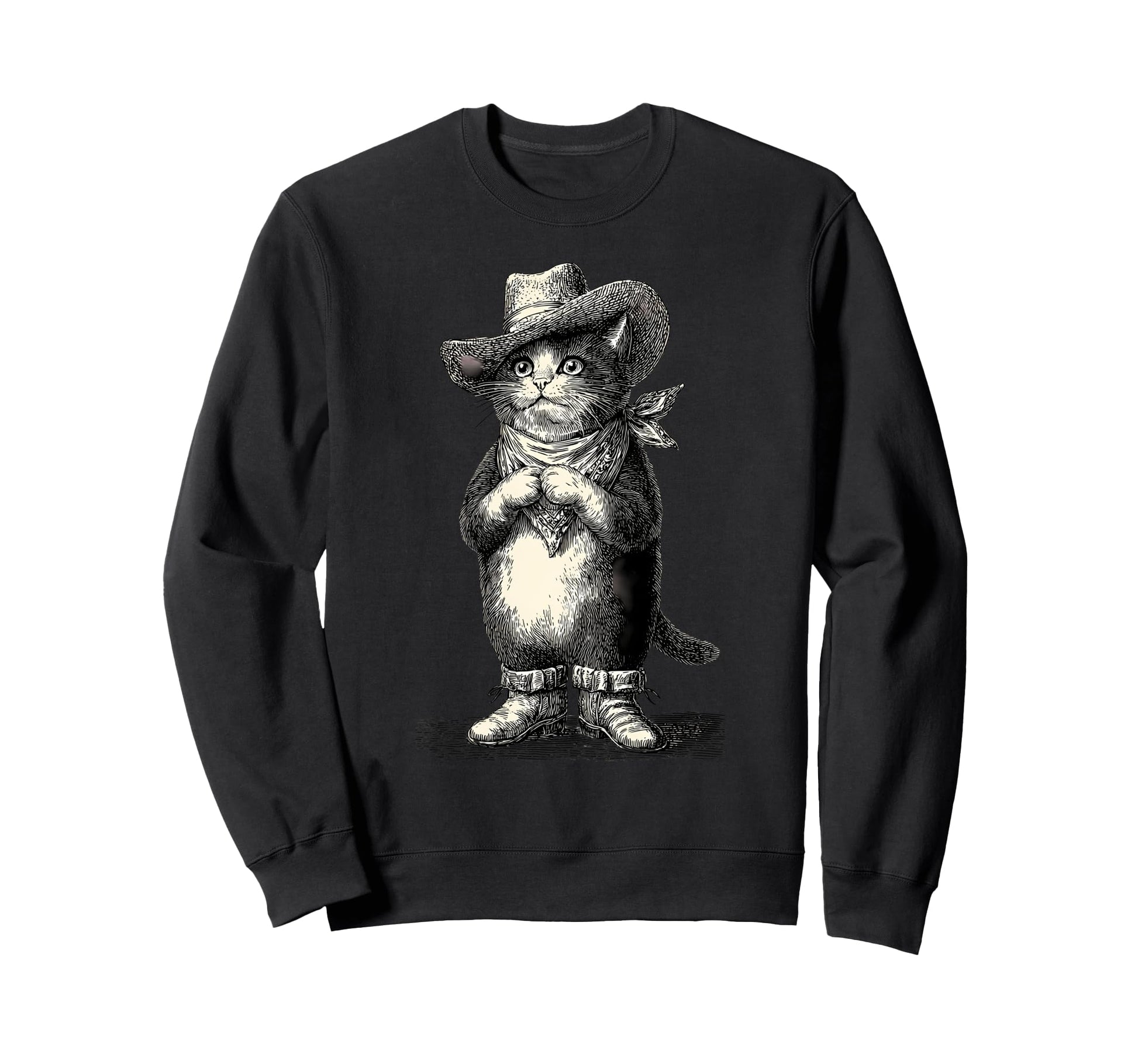 Country Western Cowgirl Funny Cowboy Sweatshirt - Unique Graphic Men Women - T-Shirt, Sweatshirt, Hoodie