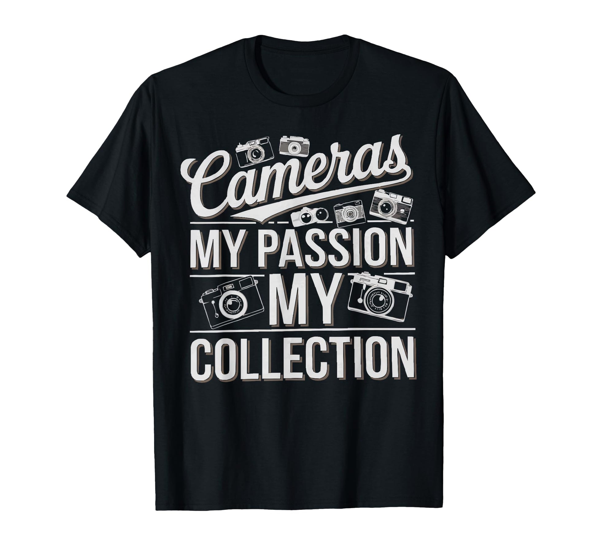Camera Collector Cameraman T-Shirt - Aesthetic Graphic Men Women - T-Shirt, Sweatshirt, Hoodie