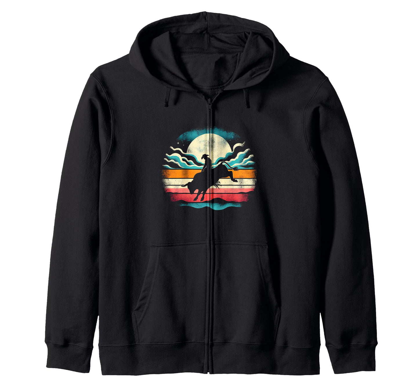 Sunset Cowboy Gift T-Shirt - Minimalist Print for Adults - T-Shirt, Sweatshirt, Hoodie