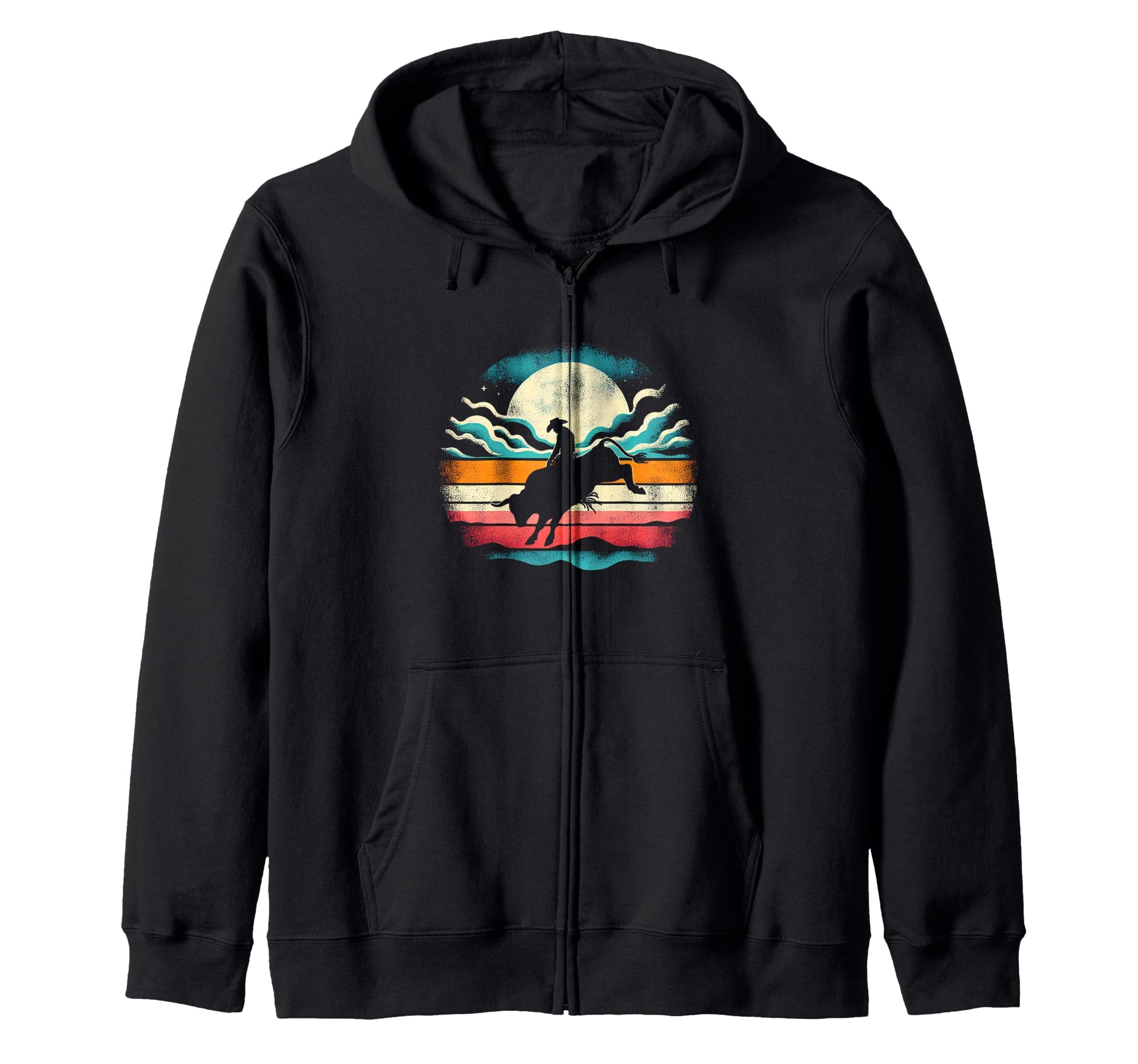 Sunset Cowboy Gift T-Shirt - Minimalist Print for Adults - T-Shirt, Sweatshirt, Hoodie