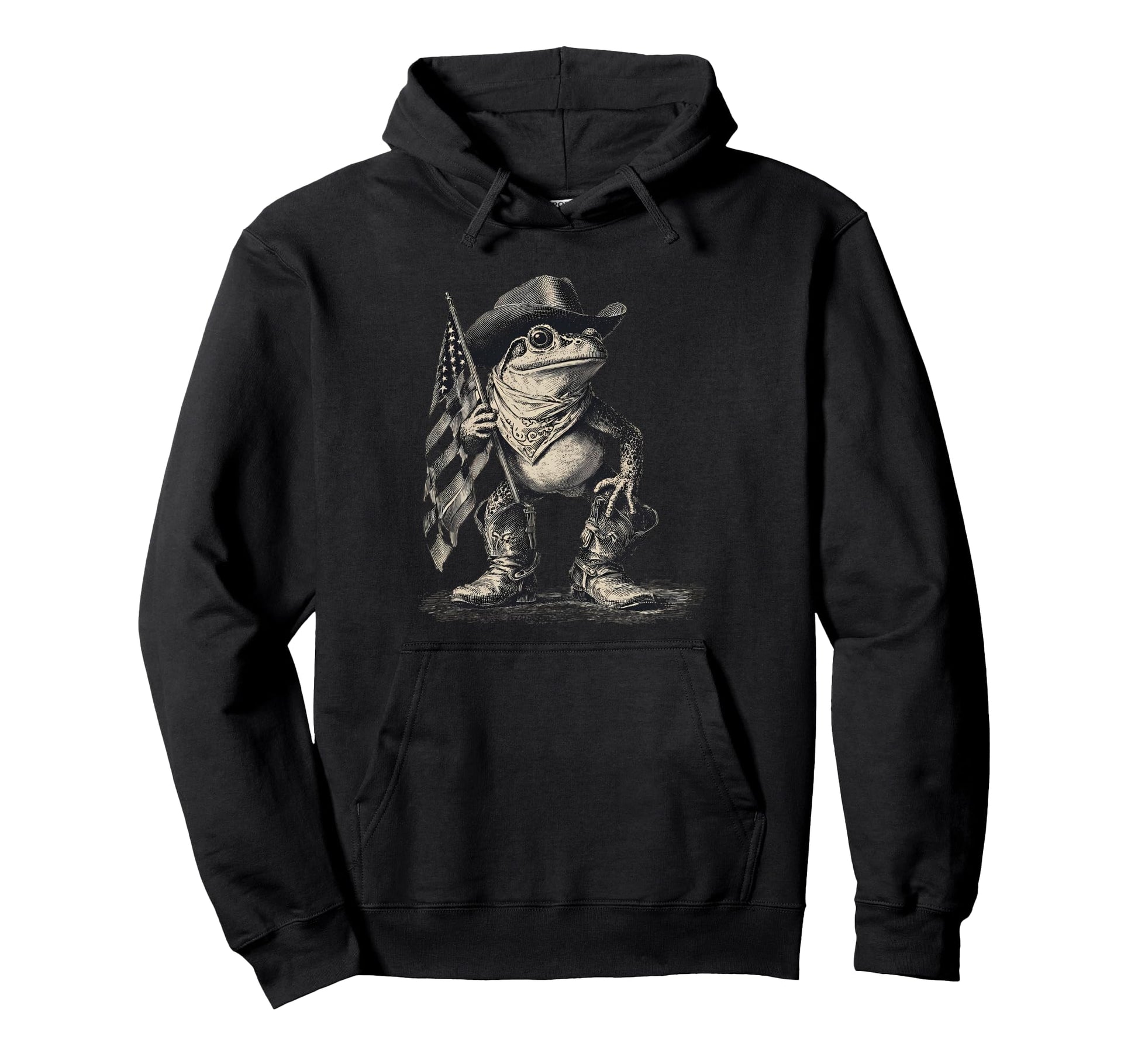 Country Cowboy Frog Toad Rodeo Cowgirl Hoodie - Streetwear Style Men Women - T-Shirt, Sweatshirt, Hoodie