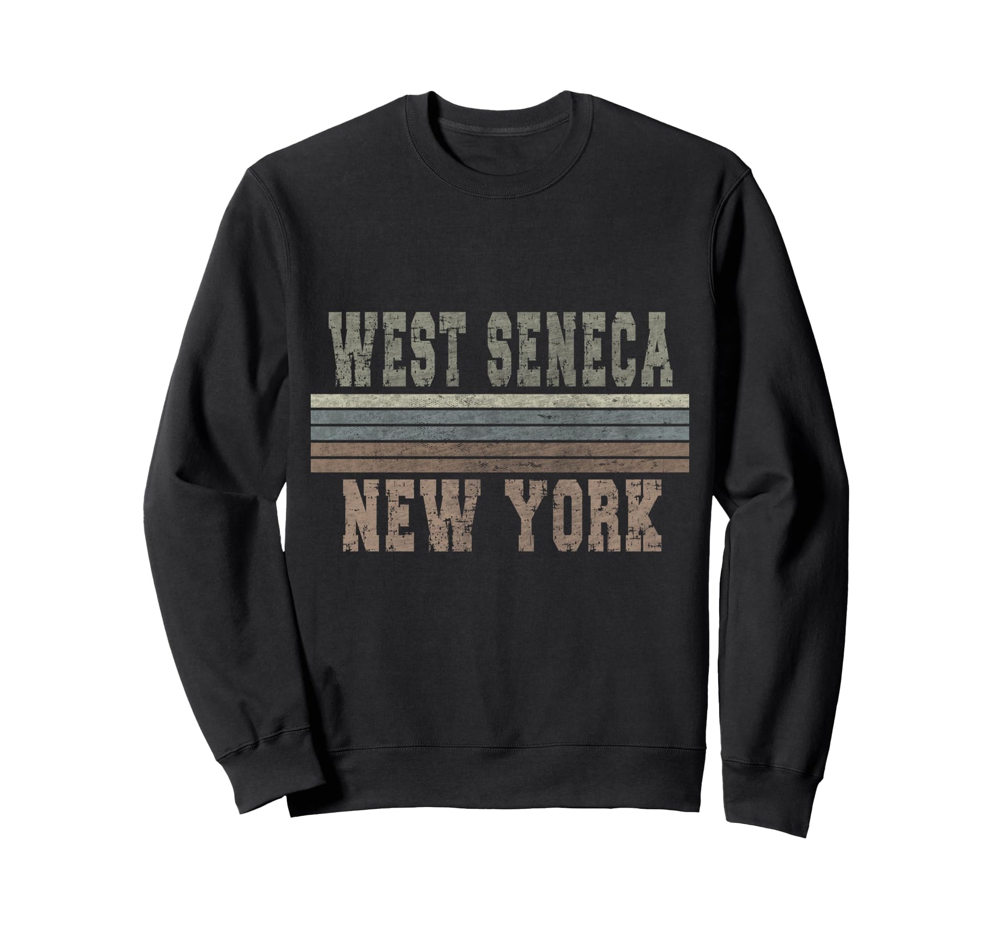 West Seneca New York Sweatshirt - Minimalist Print Men Women - T-Shirt, Sweatshirt, Hoodie