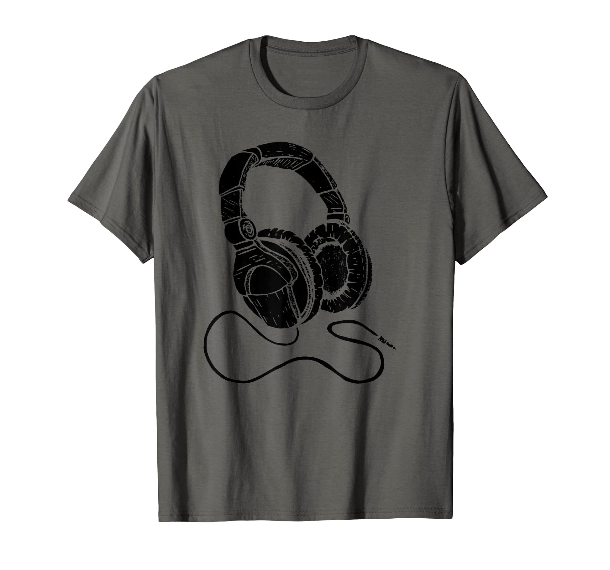 Hip Hop Over Ear Headphones Old School T-Shirt - Graphic Print Men Women - T-Shirt, Sweatshirt, Hoodie