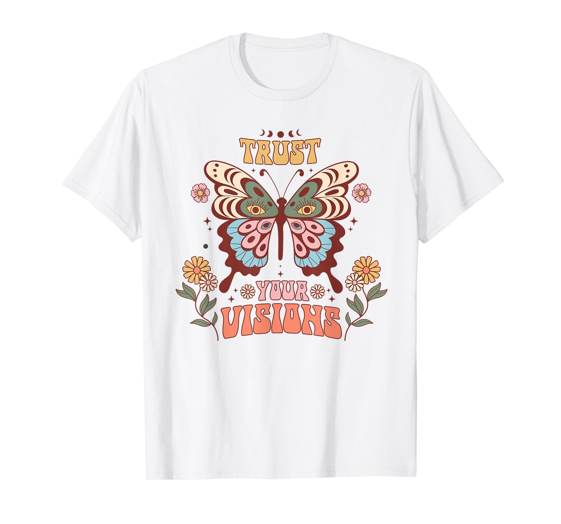 Trust Your Visions Boho Butterflies T-Shirt - Graphic Print Men Women - T-Shirt, Sweatshirt, Hoodie