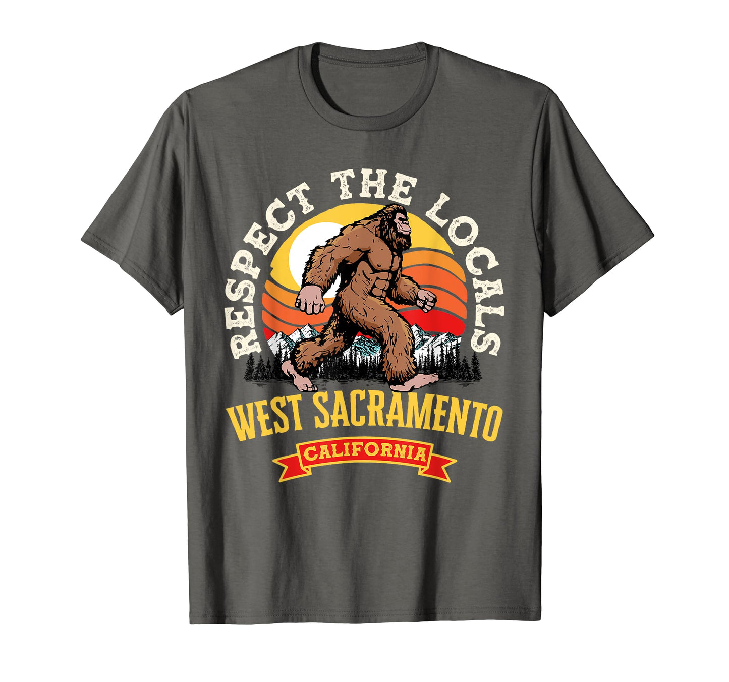 West Sacramento California Respect T-Shirt - Novelty Apparel Men Women - T-Shirt, Sweatshirt, Hoodie
