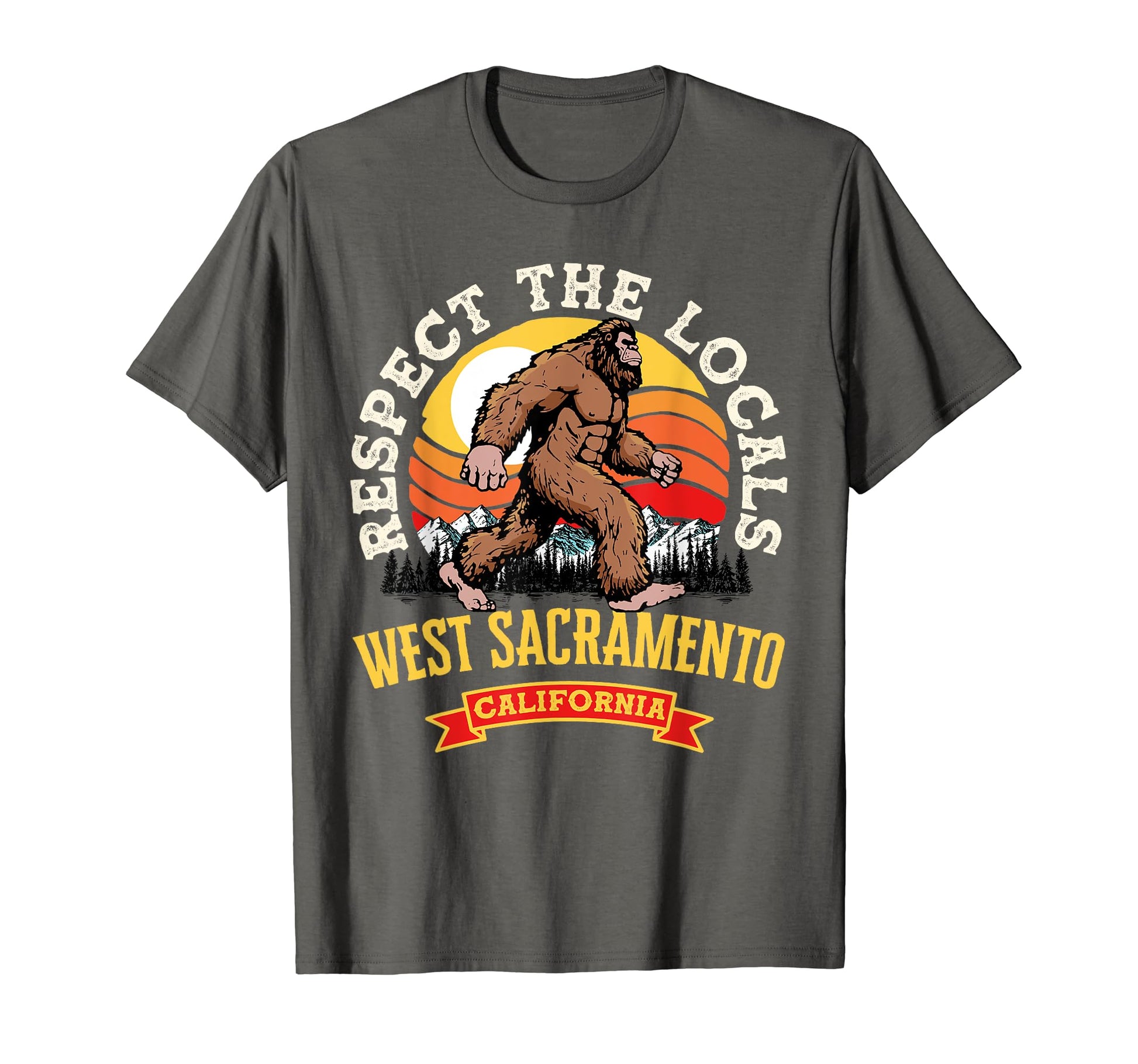 West Sacramento California Respect T-Shirt - Novelty Apparel Men Women - T-Shirt, Sweatshirt, Hoodie