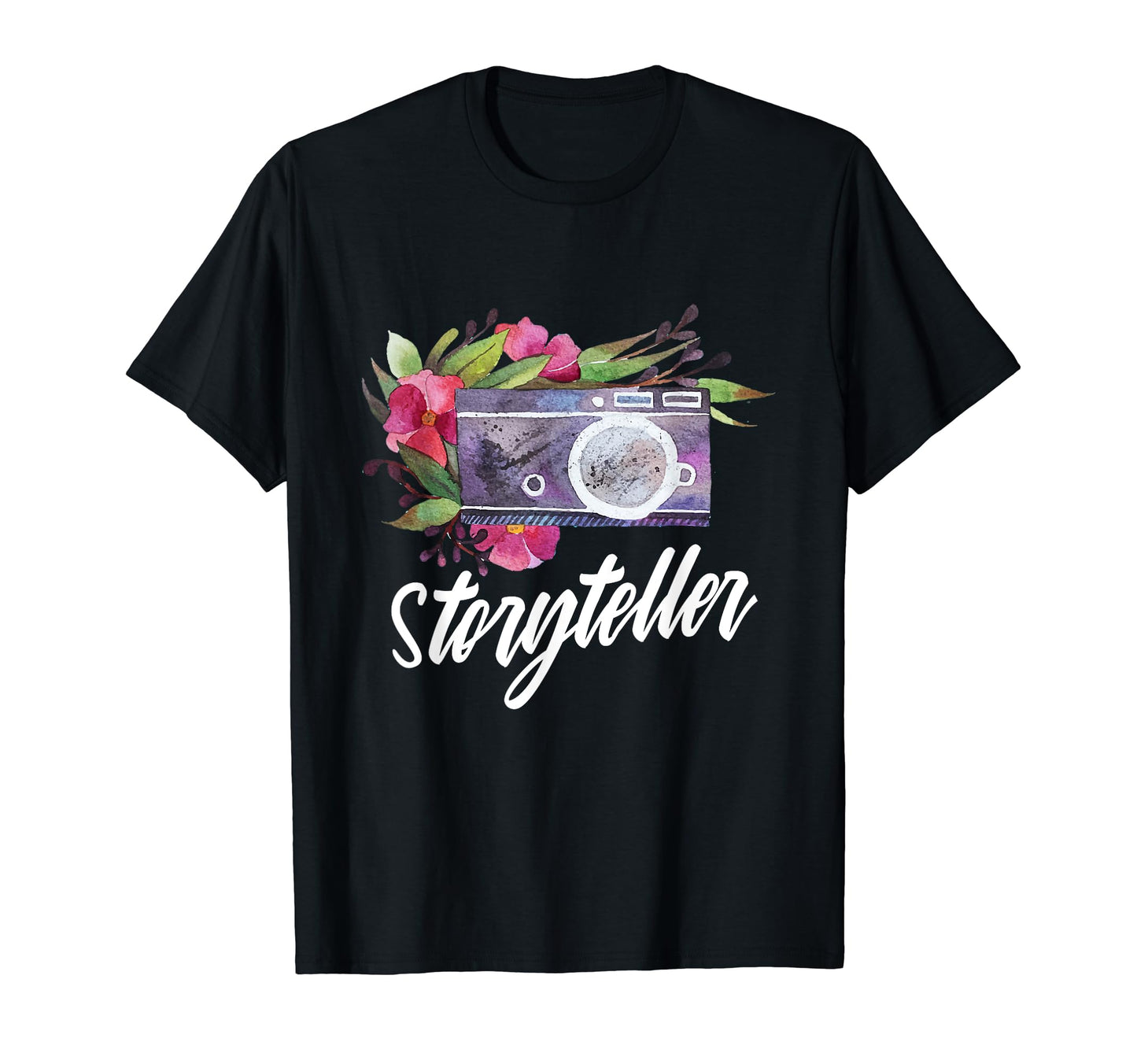 Storyteller Camera Photography T-Shirt - Graphic Print Men Women - T-Shirt, Sweatshirt, Hoodie