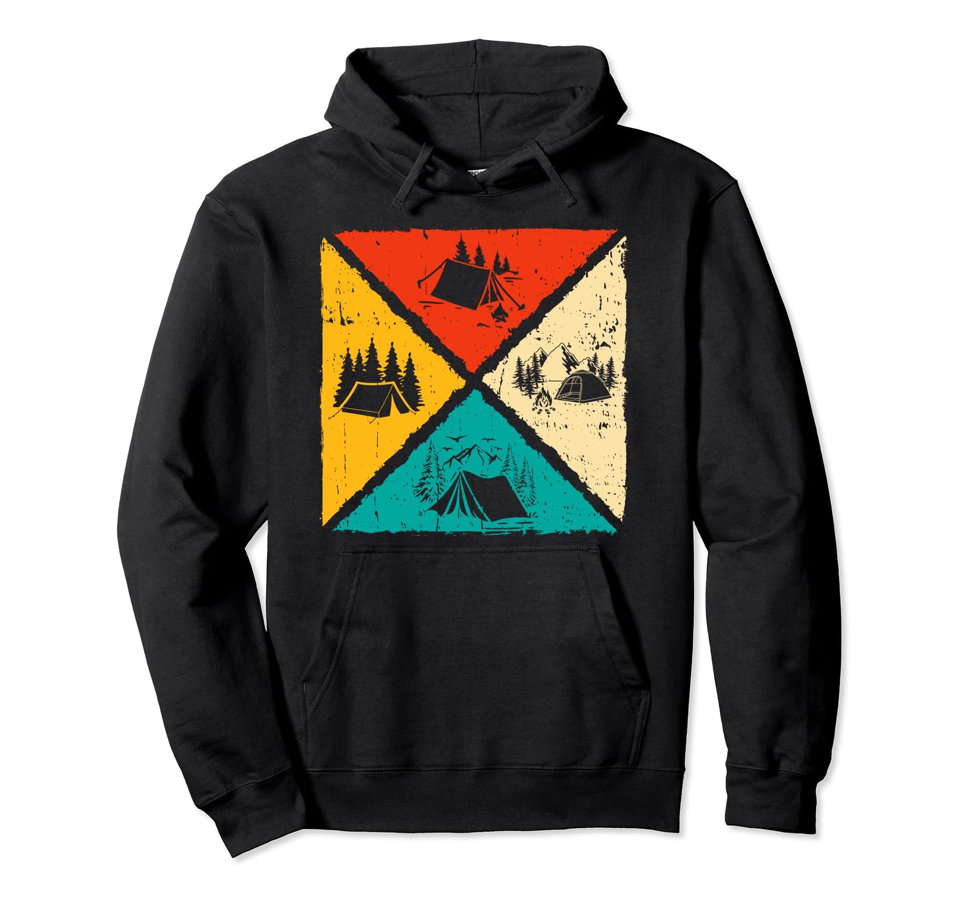 Camping Silhouette Outdoors National Hoodie - Unique Graphic for Adults - T-Shirt, Sweatshirt, Hoodie