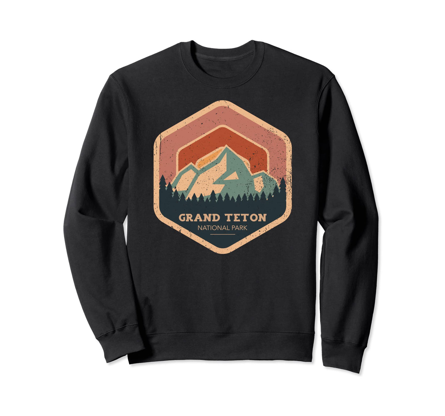 Grand Teton National Park Sunset Sweatshirt - Custom Art Print Men Women - T-Shirt, Sweatshirt, Hoodie