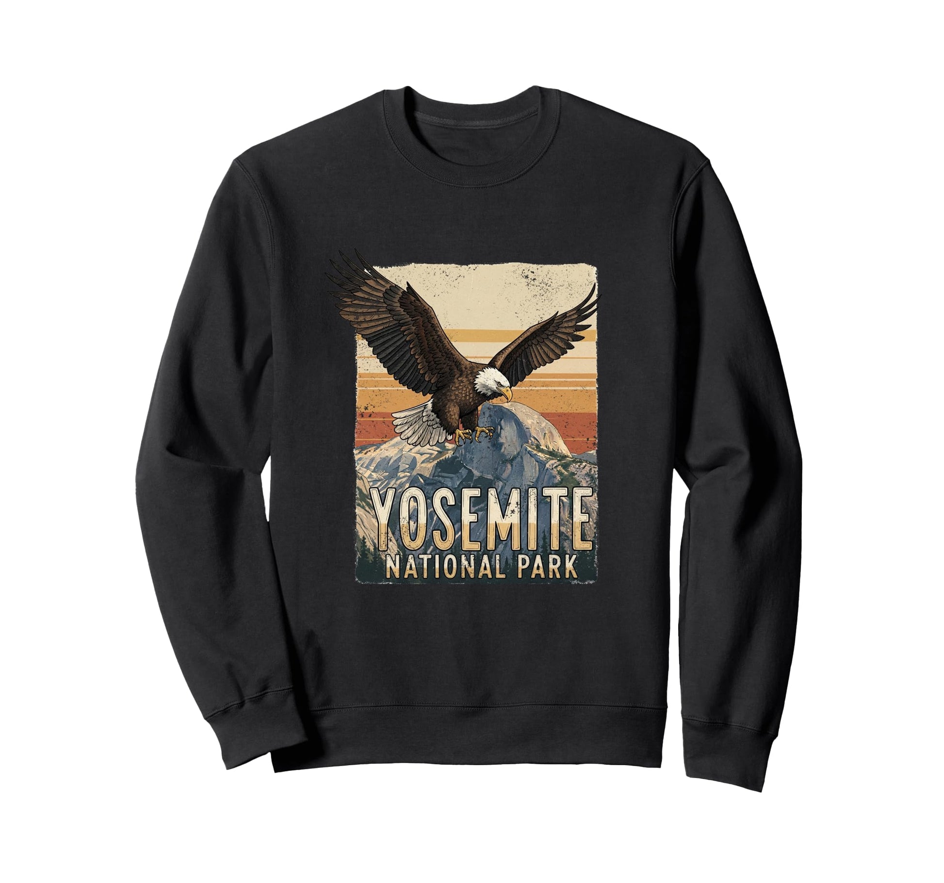 Yosemite National Park Mountain Sweatshirt - Trendy Graphic Unisex - T-Shirt, Sweatshirt, Hoodie