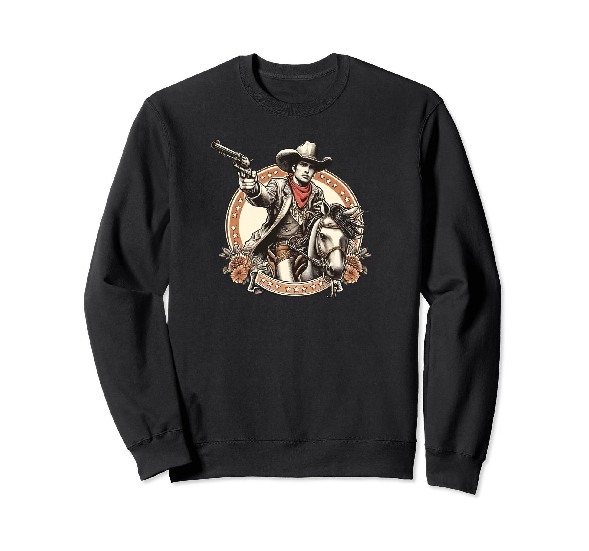 Cowboy Horse Tv Westerns Old West Sweatshirt - Novelty Apparel for Adults - T-Shirt, Sweatshirt, Hoodie