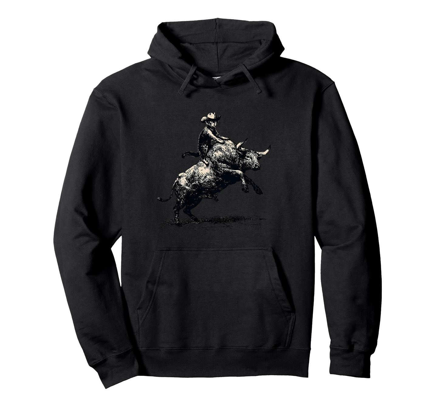 Cat Cowboy Western Country Cowgirl Hoodie - Streetwear Style for Adults - T-Shirt, Sweatshirt, Hoodie