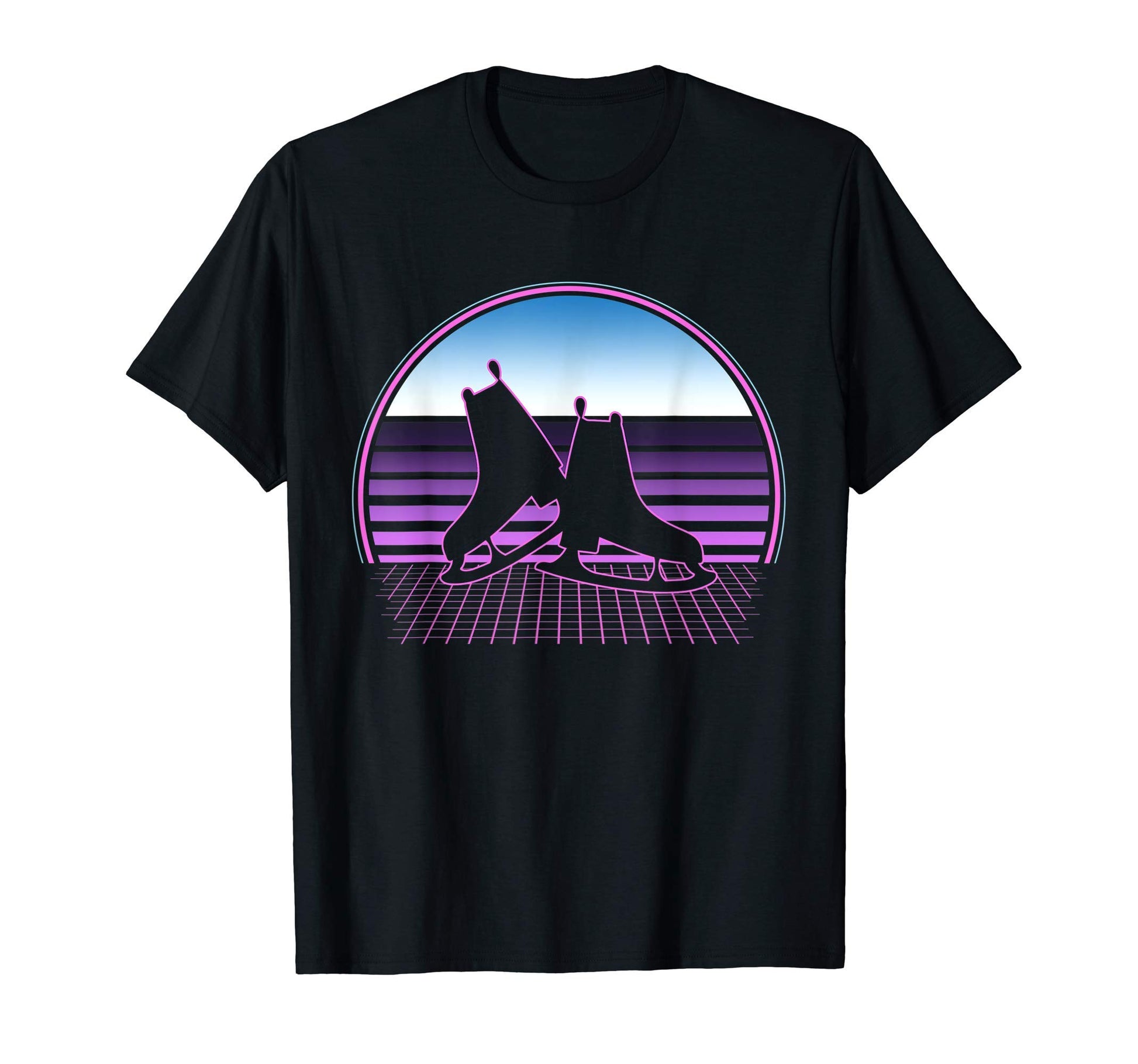 Ice Skater 80S Vaporwave Aesthetic Ice T-Shirt - Trendy Graphic Men Women - T-Shirt, Sweatshirt, Hoodie