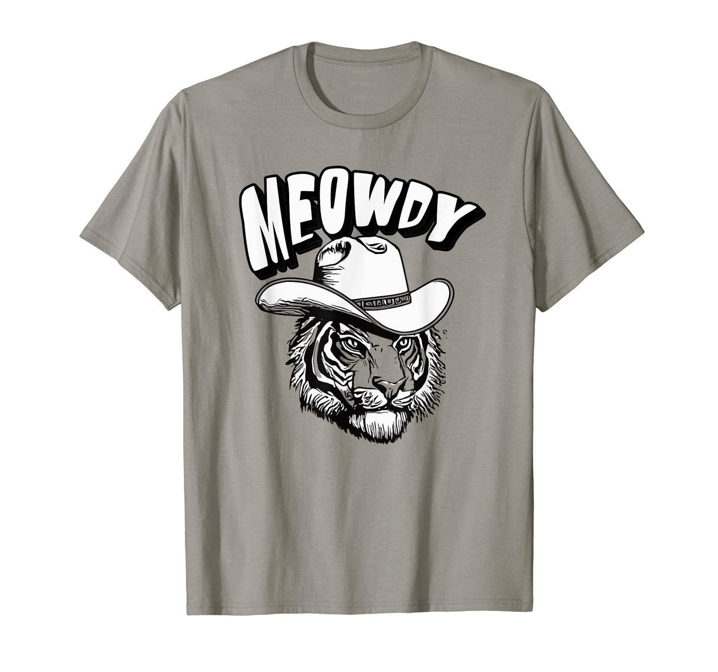 Meowdy Funny Country Music Tiger T-Shirt - Novelty Apparel Men Women - T-Shirt, Sweatshirt, Hoodie
