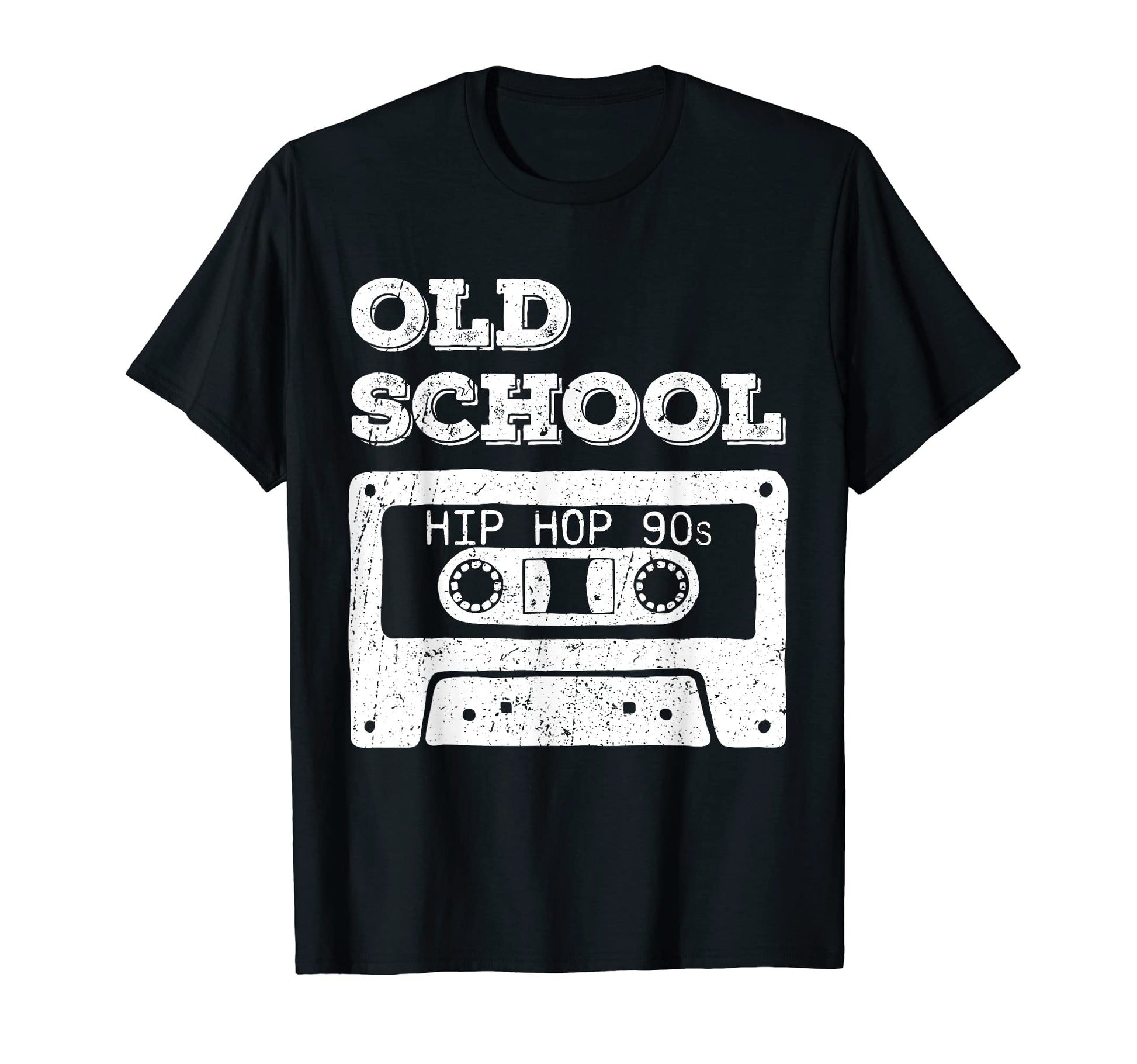 Old School Hip Hop Cassette Tape Rap T-Shirt - Minimalist Print Men Women - T-Shirt, Sweatshirt, Hoodie