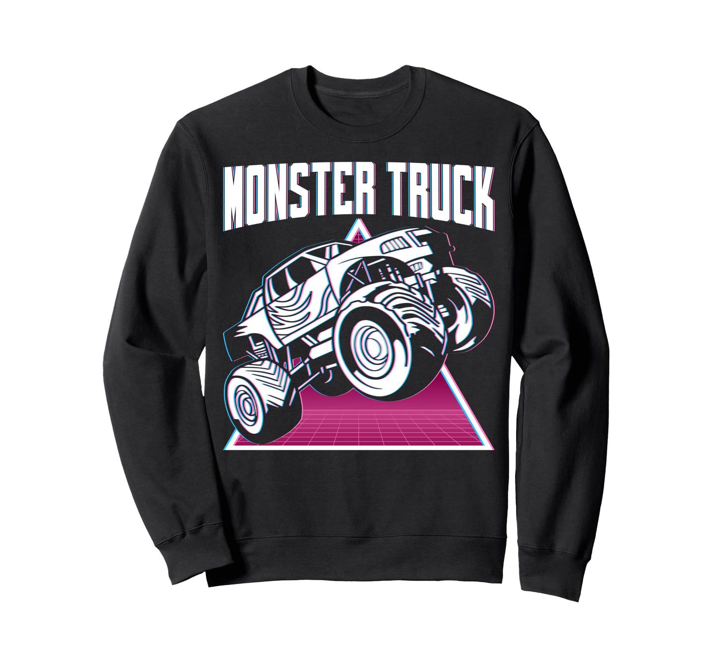 Vaporwave Aesthetic Monster Sweatshirt - Casual Everyday Wear for Adults - T-Shirt, Sweatshirt, Hoodie