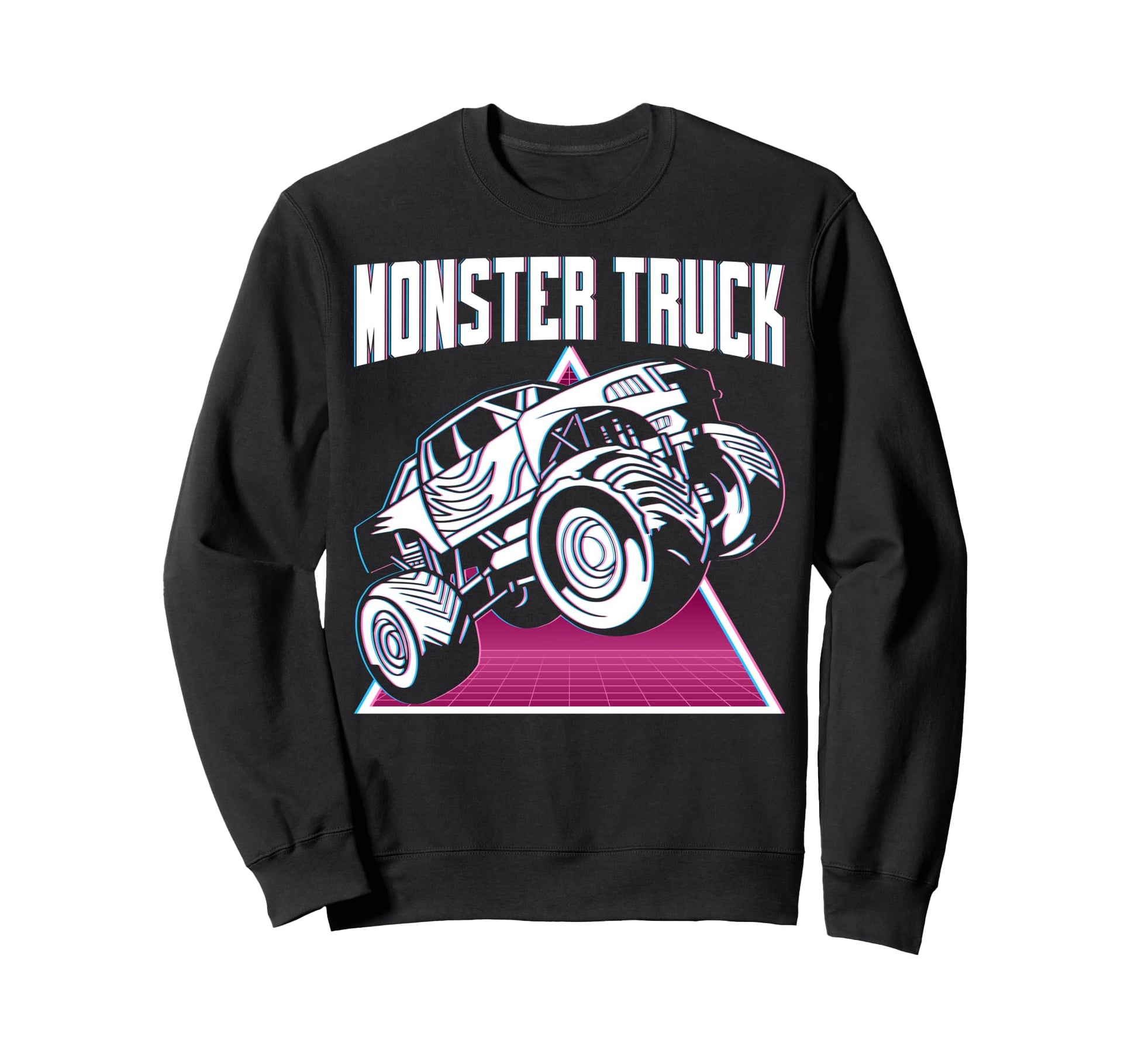 Vaporwave Aesthetic Monster Sweatshirt - Casual Everyday Wear for Adults - T-Shirt, Sweatshirt, Hoodie
