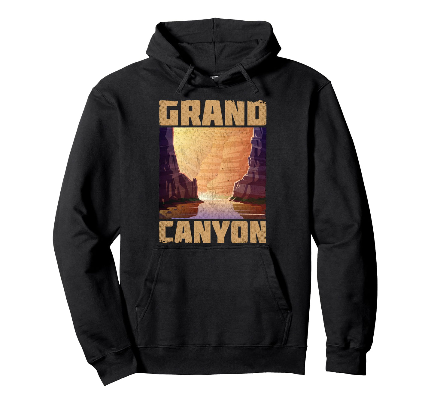Grand Canyon National Park Hiking Hoodie - Custom Art Print Unisex - T-Shirt, Sweatshirt, Hoodie