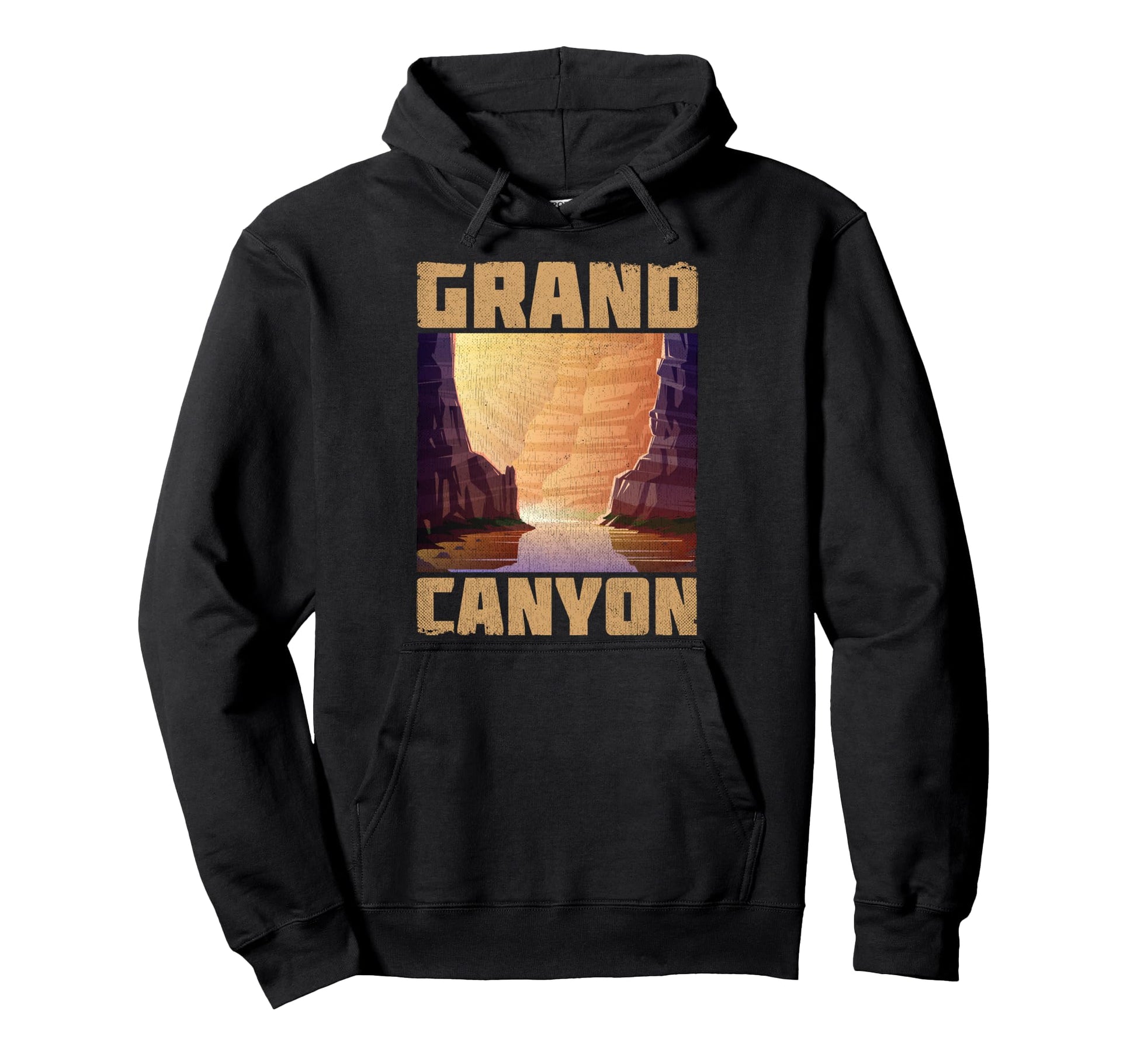 Grand Canyon National Park Hiking Hoodie - Custom Art Print Unisex - T-Shirt, Sweatshirt, Hoodie