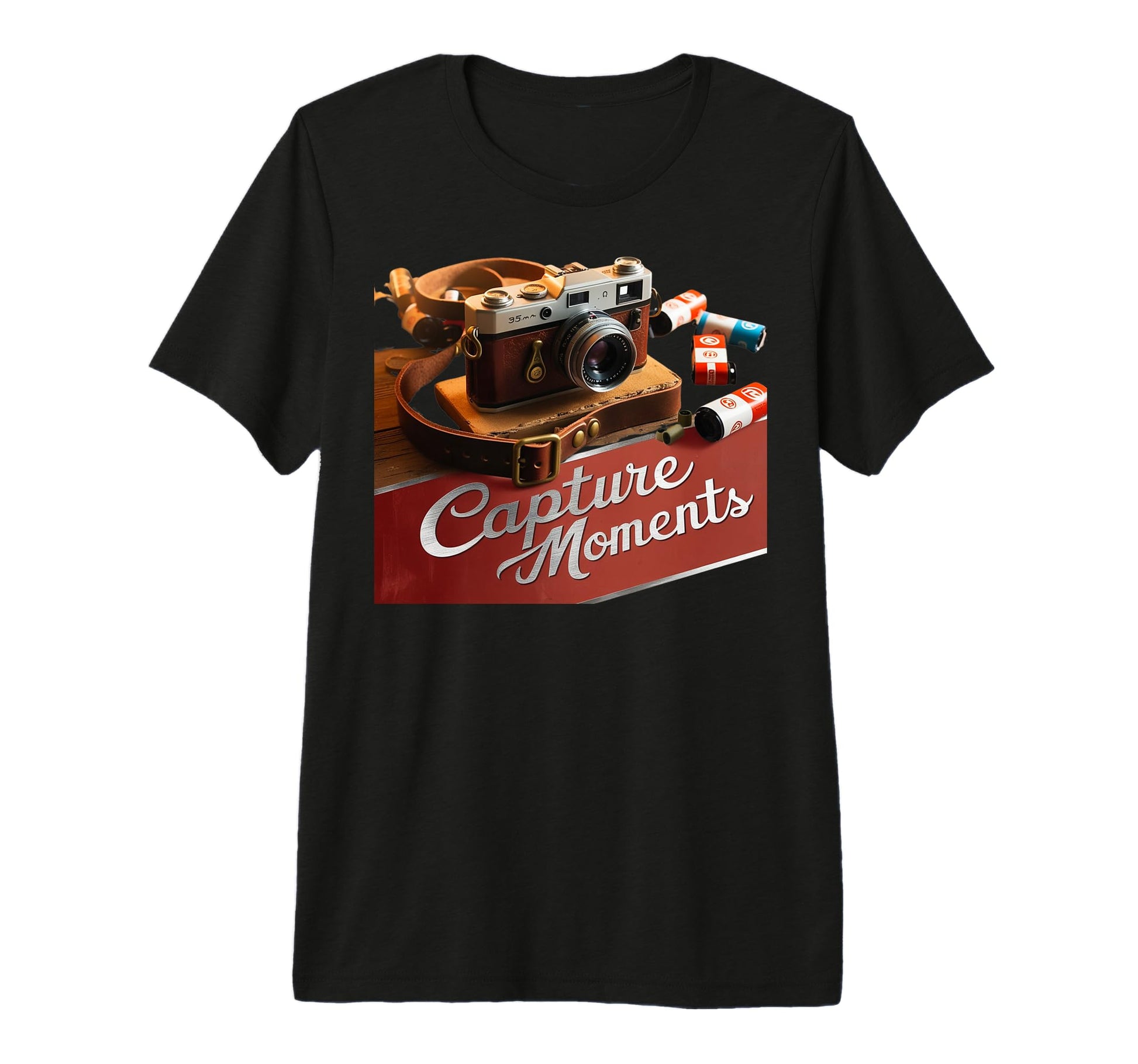 Camera Capture Moments Photography Tri T-Shirt - Minimalist Print Unisex - T-Shirt, Sweatshirt, Hoodie