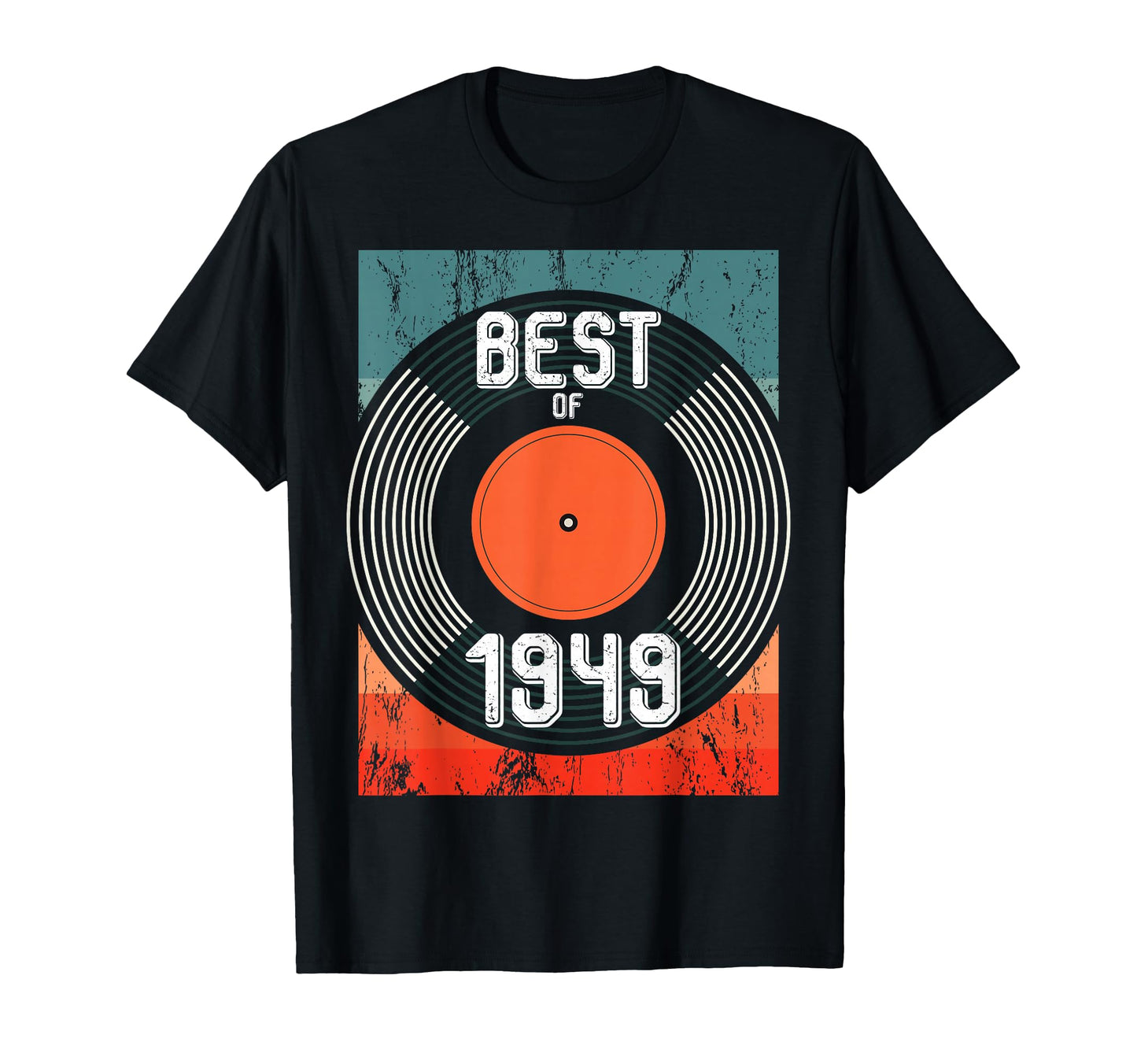 Best 1949 Vinyl Record 77 Birthday T-Shirt - Trendy Graphic Unisex - T-Shirt, Sweatshirt, Hoodie
