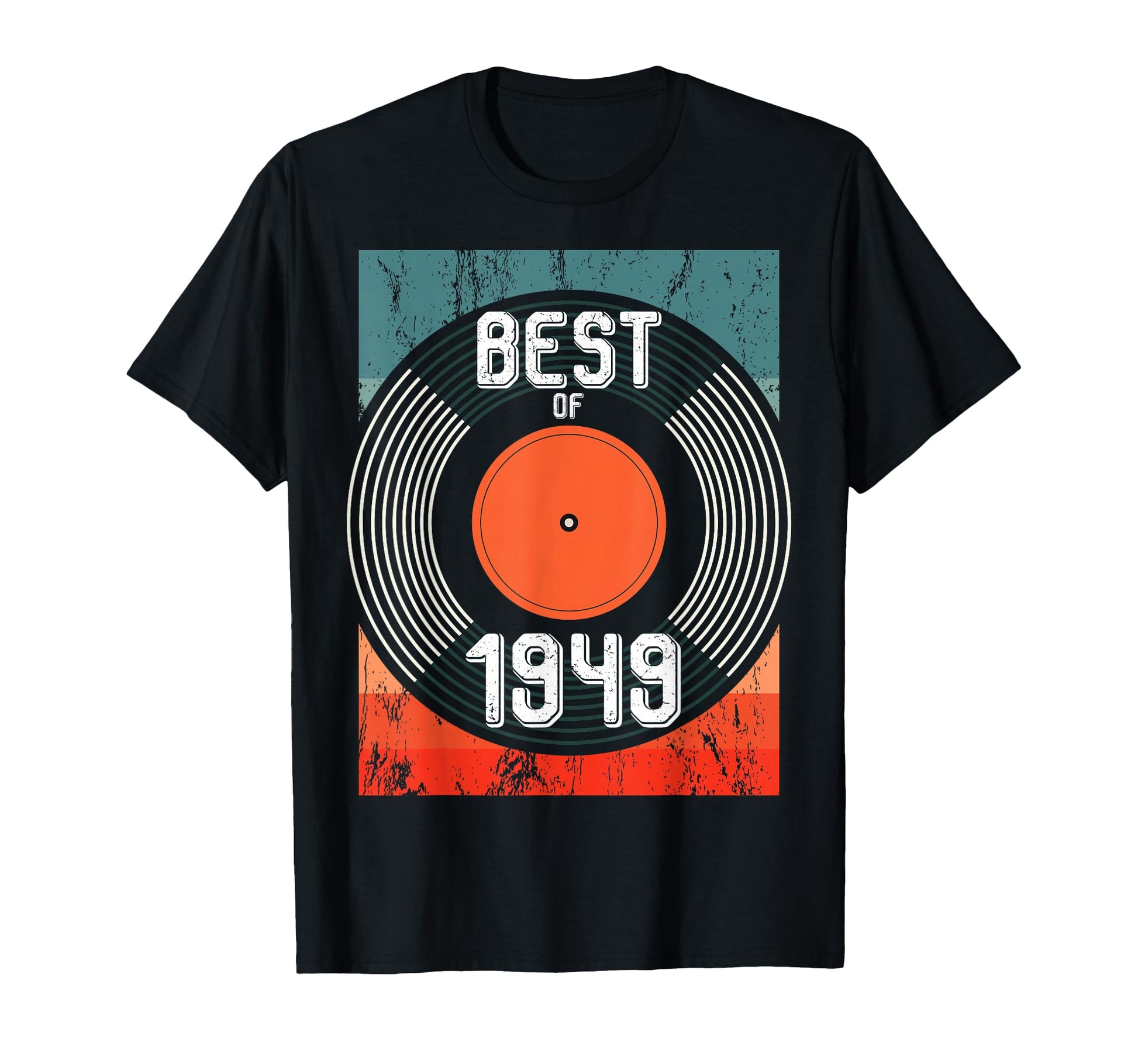 Best 1949 Vinyl Record 77 Birthday T-Shirt - Trendy Graphic Unisex - T-Shirt, Sweatshirt, Hoodie