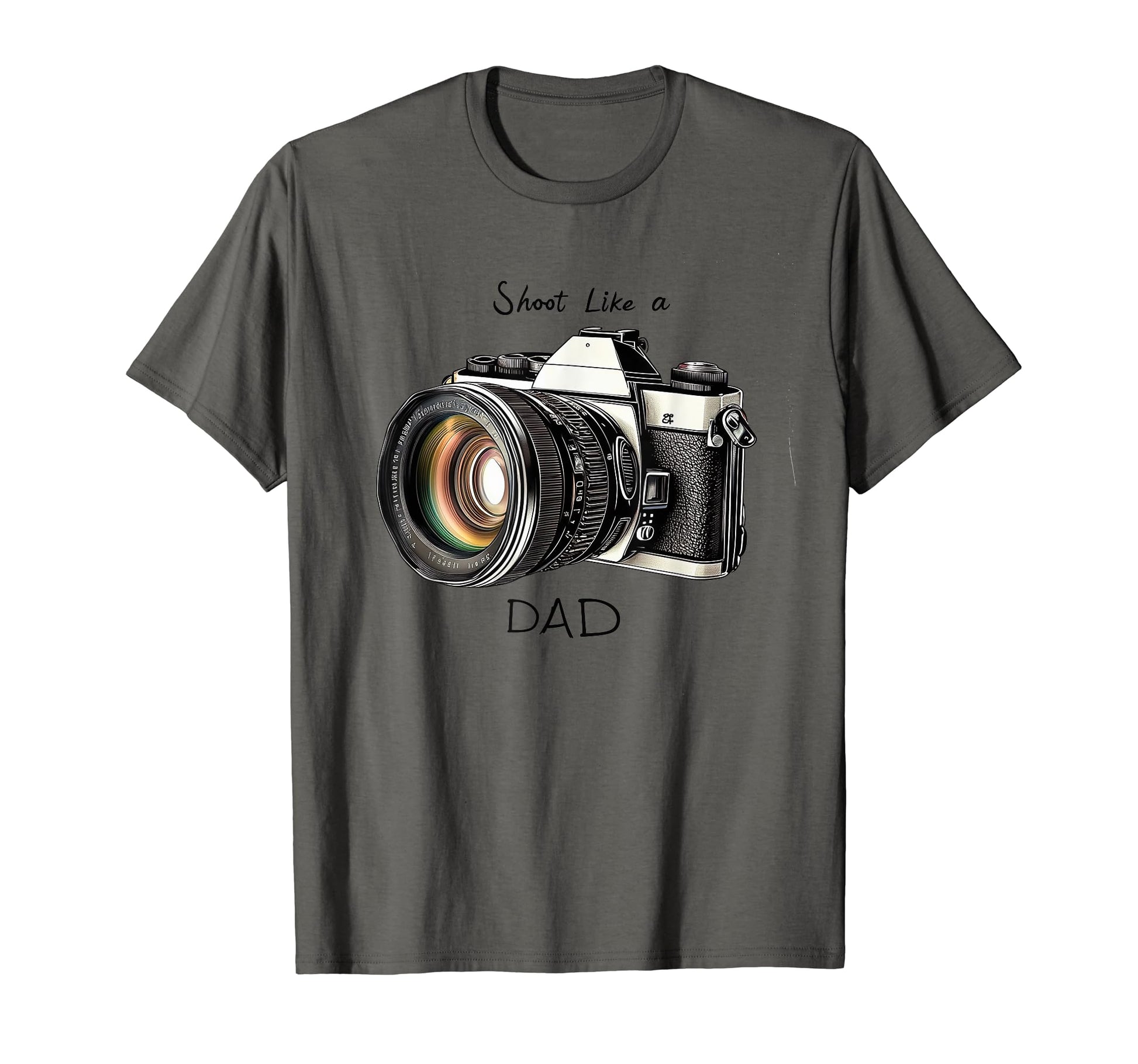 Mens Shoot Like Dad Camera Expert Timeless T-Shirt - Graphic Print Unisex - T-Shirt, Sweatshirt, Hoodie
