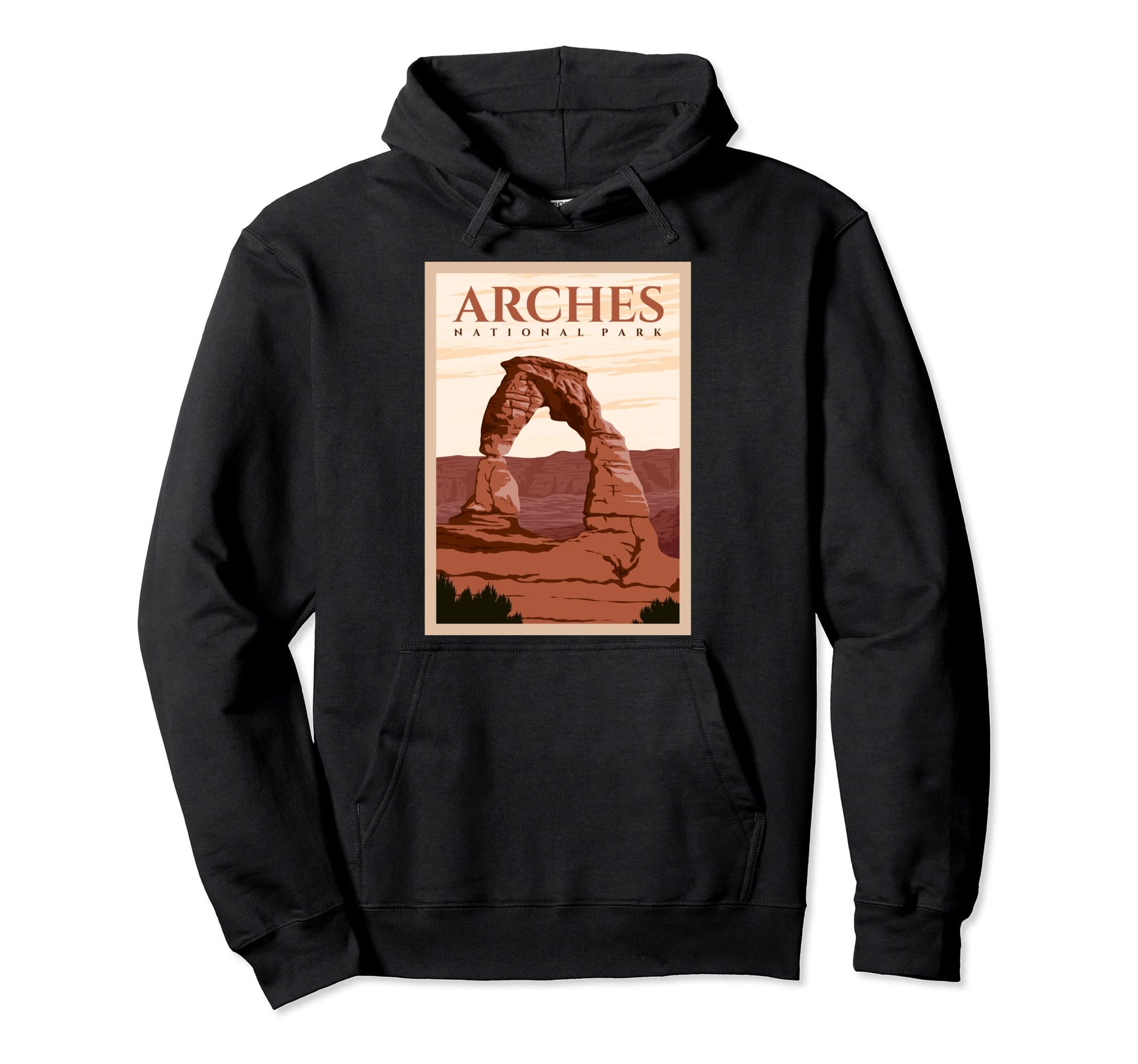 Arches National Park Hoodie - Unique Graphic Unisex - T-Shirt, Sweatshirt, Hoodie