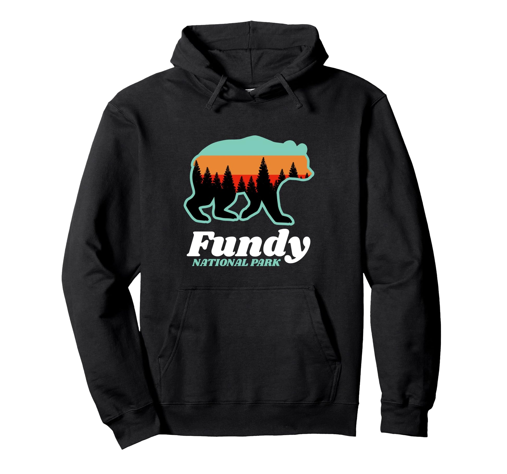 Fundy National Park Canada Bear Mountains Hoodie - Trendy Graphic Unisex - T-Shirt, Sweatshirt, Hoodie