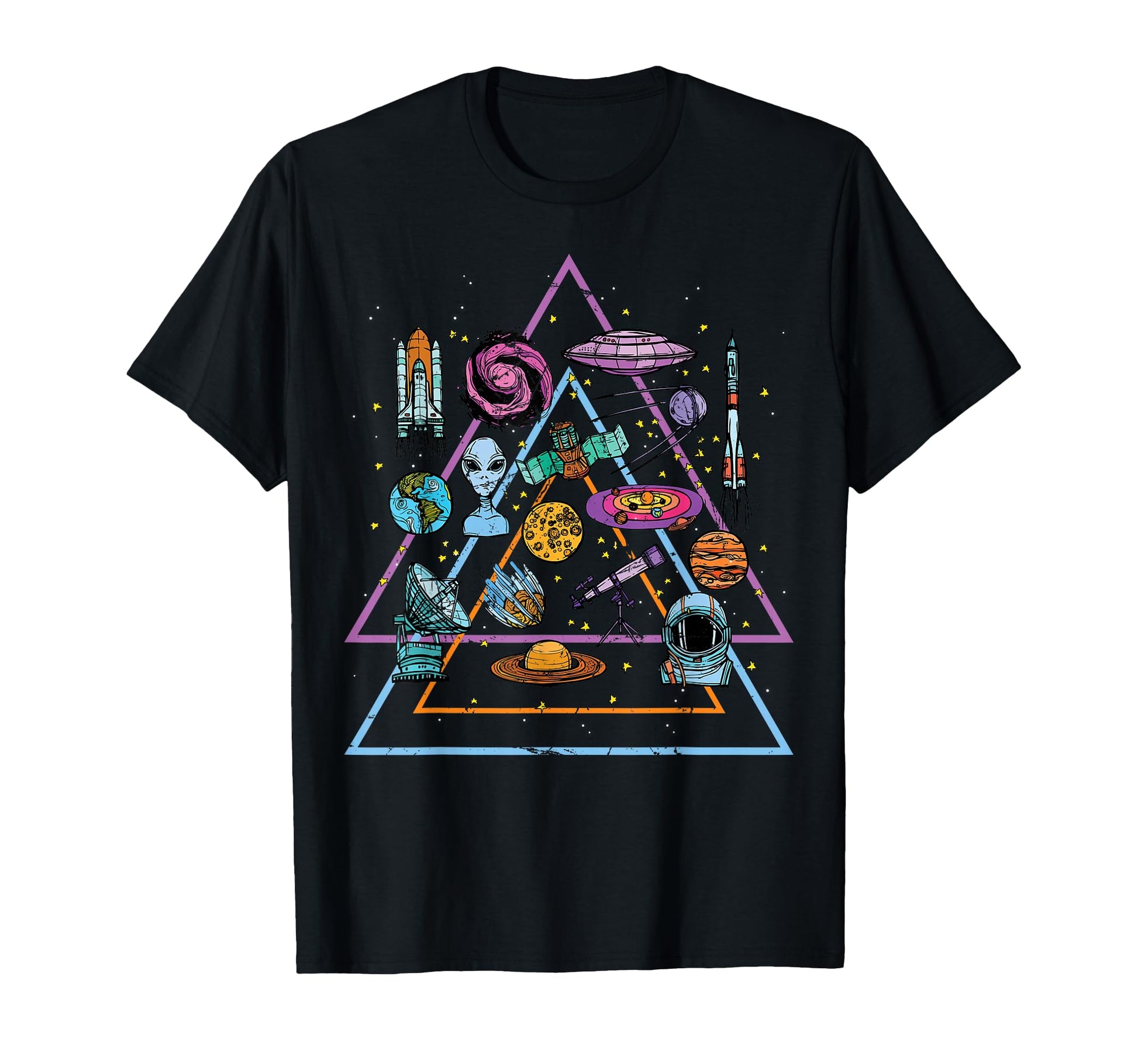 Universe Indie Aesthetic Vaporwave T-Shirt - Custom Art Print Men Women - T-Shirt, Sweatshirt, Hoodie