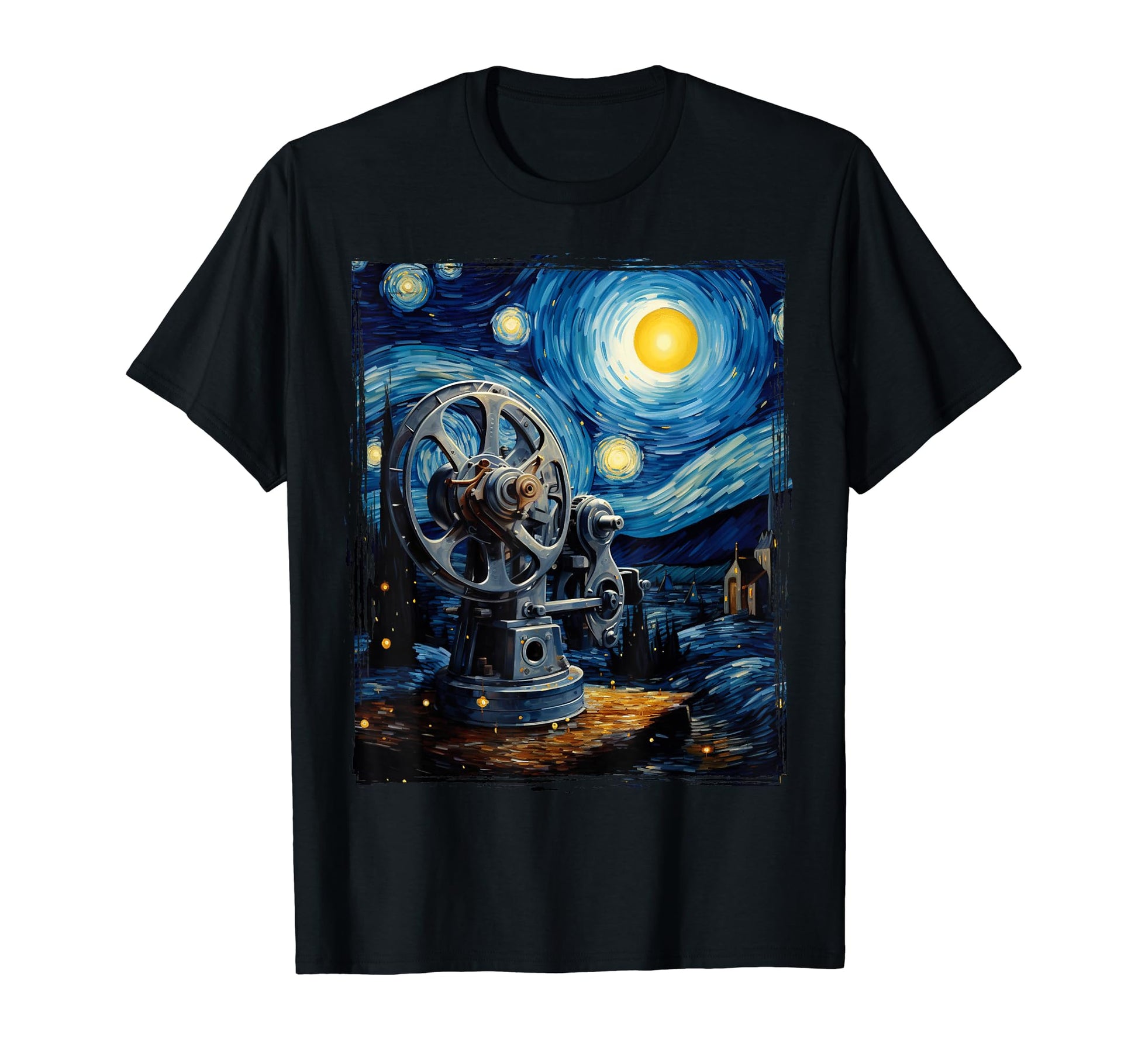 Camera Filmmaker Film Reel Art T-Shirt - Casual Everyday Wear Unisex - T-Shirt, Sweatshirt, Hoodie