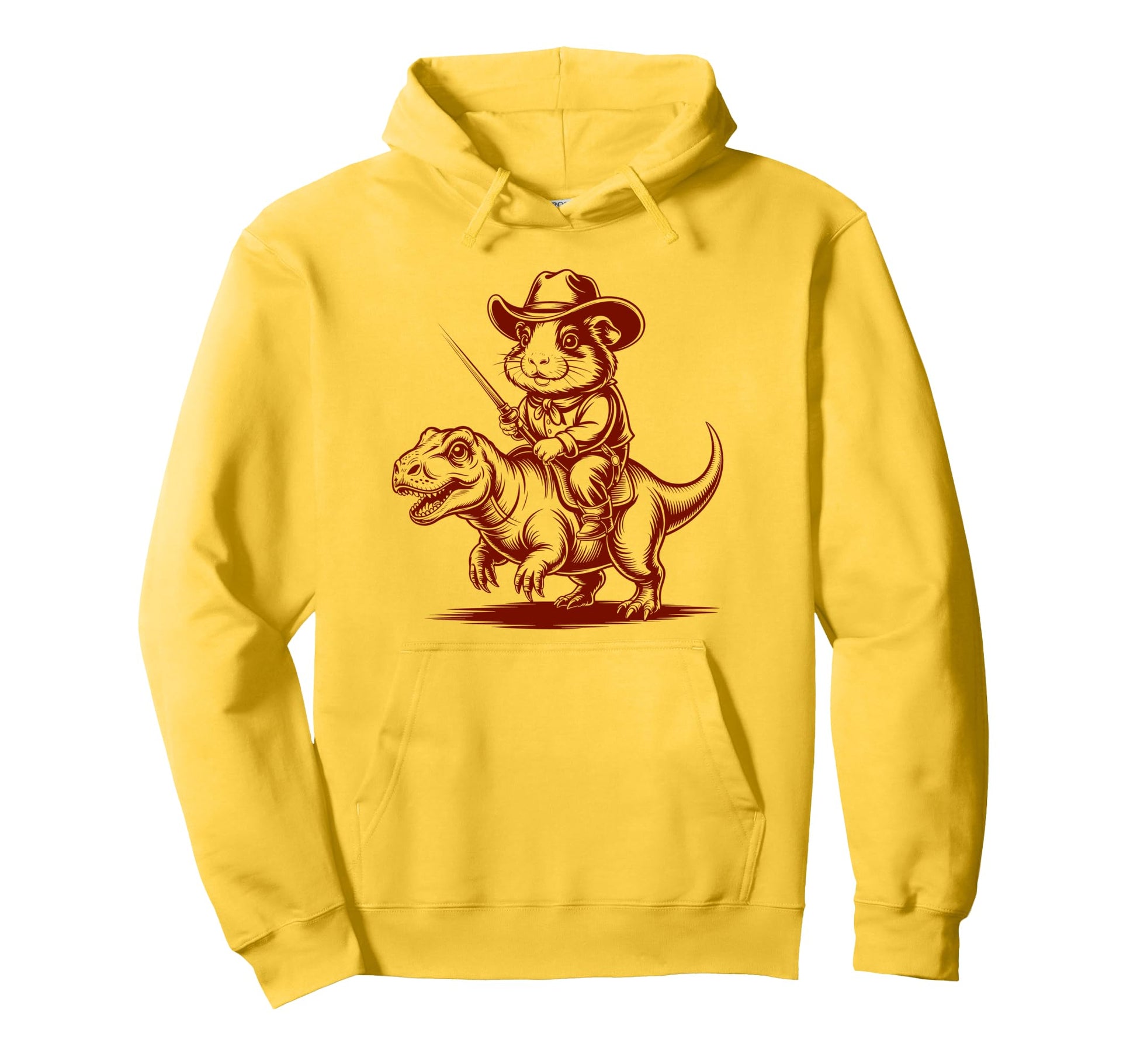 Guinea Pig Cowboy Dinosaur Accessoires Hoodie - Unique Graphic Men Women - T-Shirt, Sweatshirt, Hoodie
