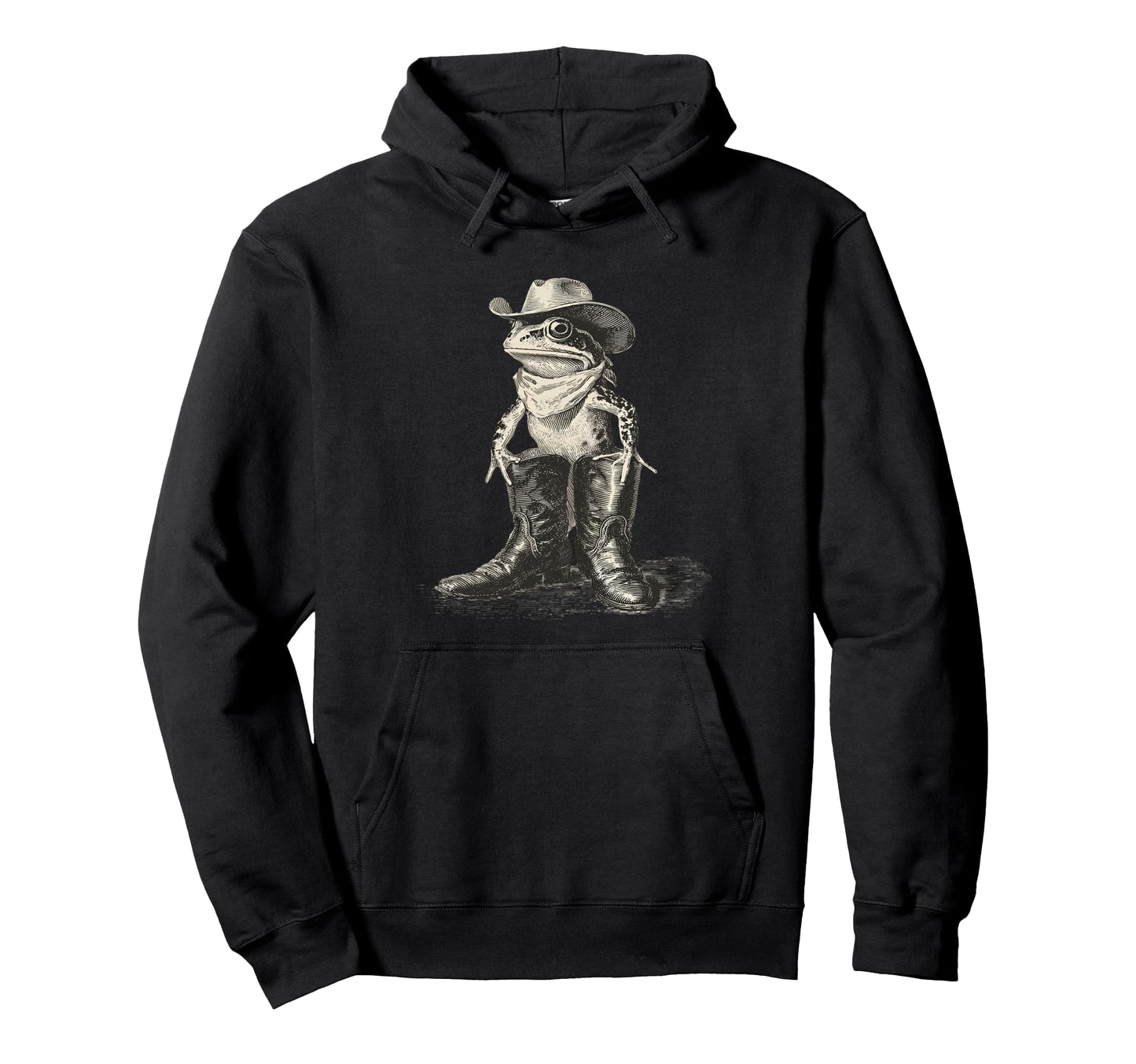 Country Cowboy Frog Toad Rodeo Cowgirl Hoodie - Novelty Apparel Unisex - T-Shirt, Sweatshirt, Hoodie