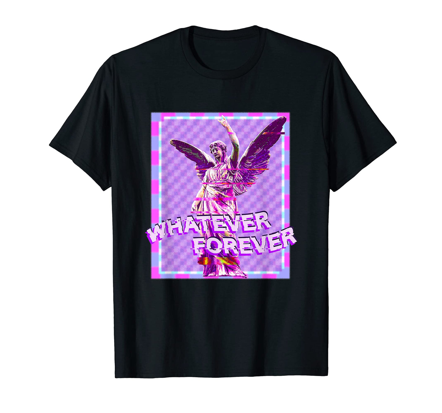 Whatever Forever Purple Angel Sad T-Shirt - Custom Art Print Unisex - T-Shirt, Sweatshirt, Hoodie