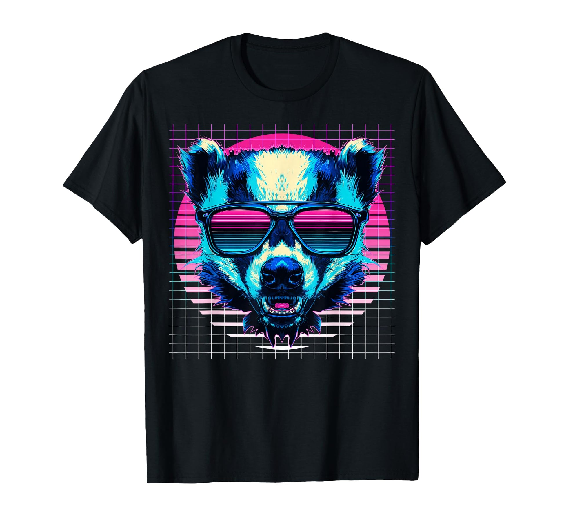 Honey Badger Sunglasses Ratel T-Shirt - Trendy Graphic for Adults - T-Shirt, Sweatshirt, Hoodie