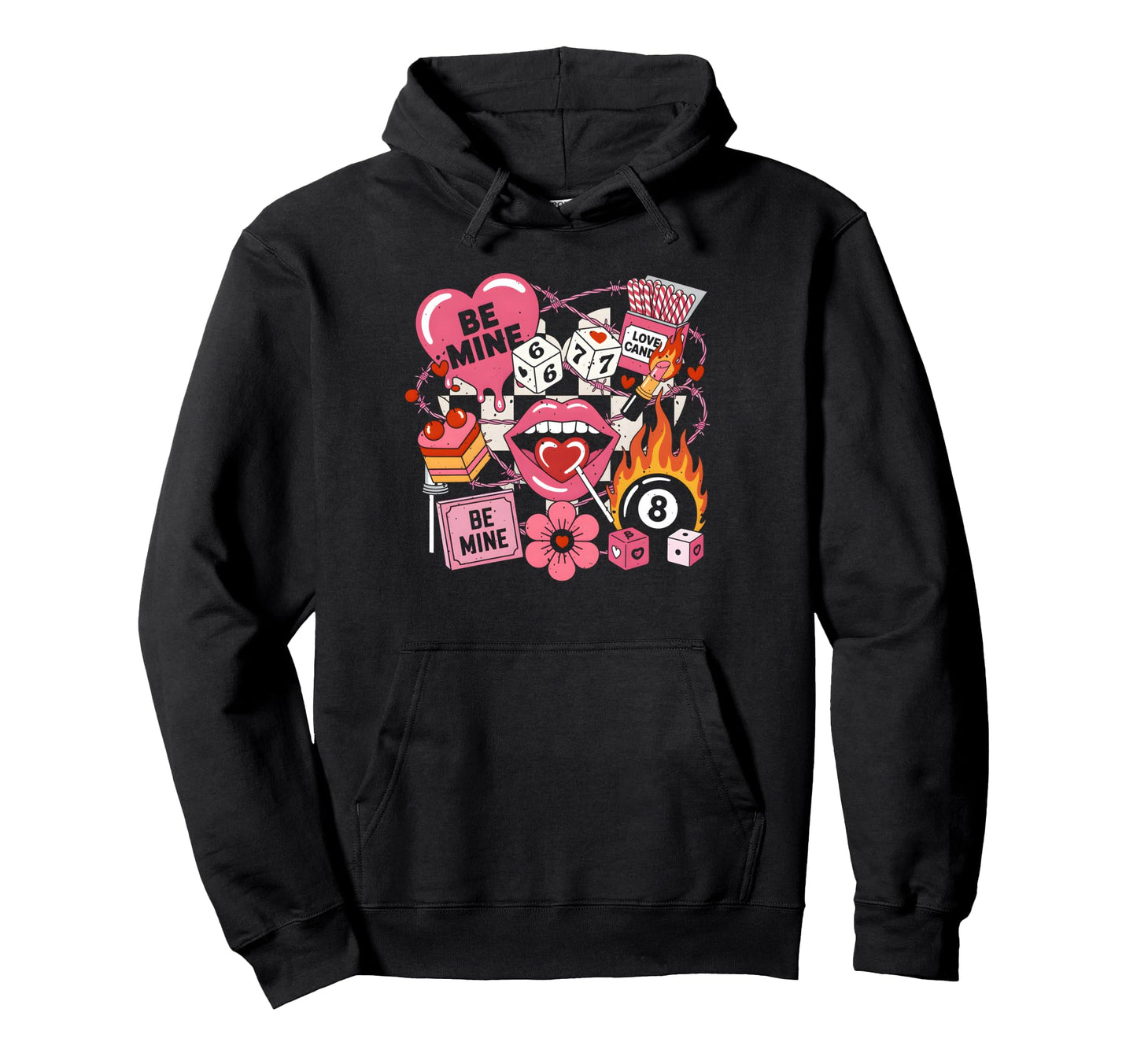 Western Valentines Collage Cowgirl Hoodie - Unique Graphic for Adults - T-Shirt, Sweatshirt, Hoodie