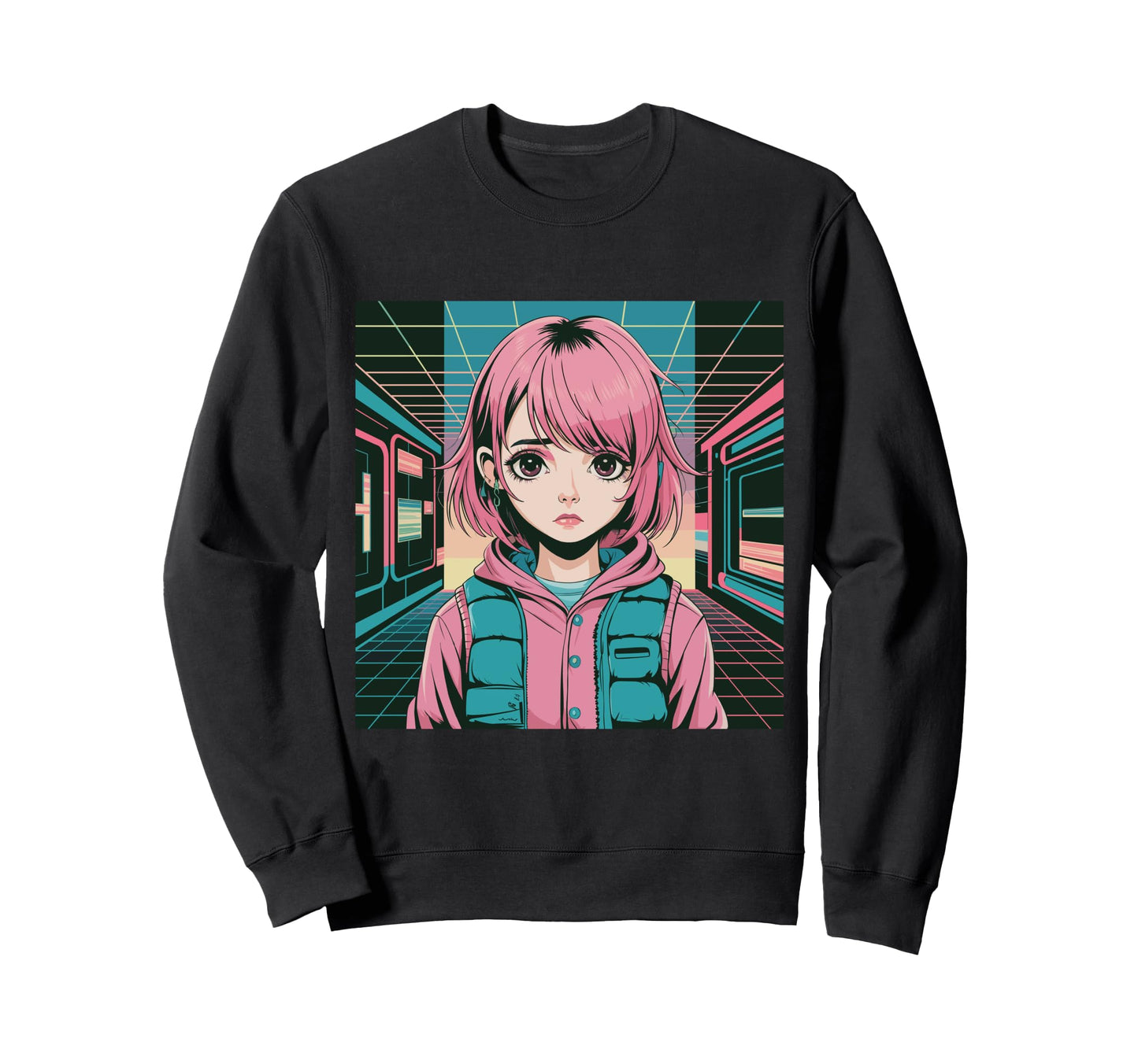 Japanese Anime Romance Cozy Aesthetic Sweatshirt - Minimalist Print Unisex - T-Shirt, Sweatshirt, Hoodie