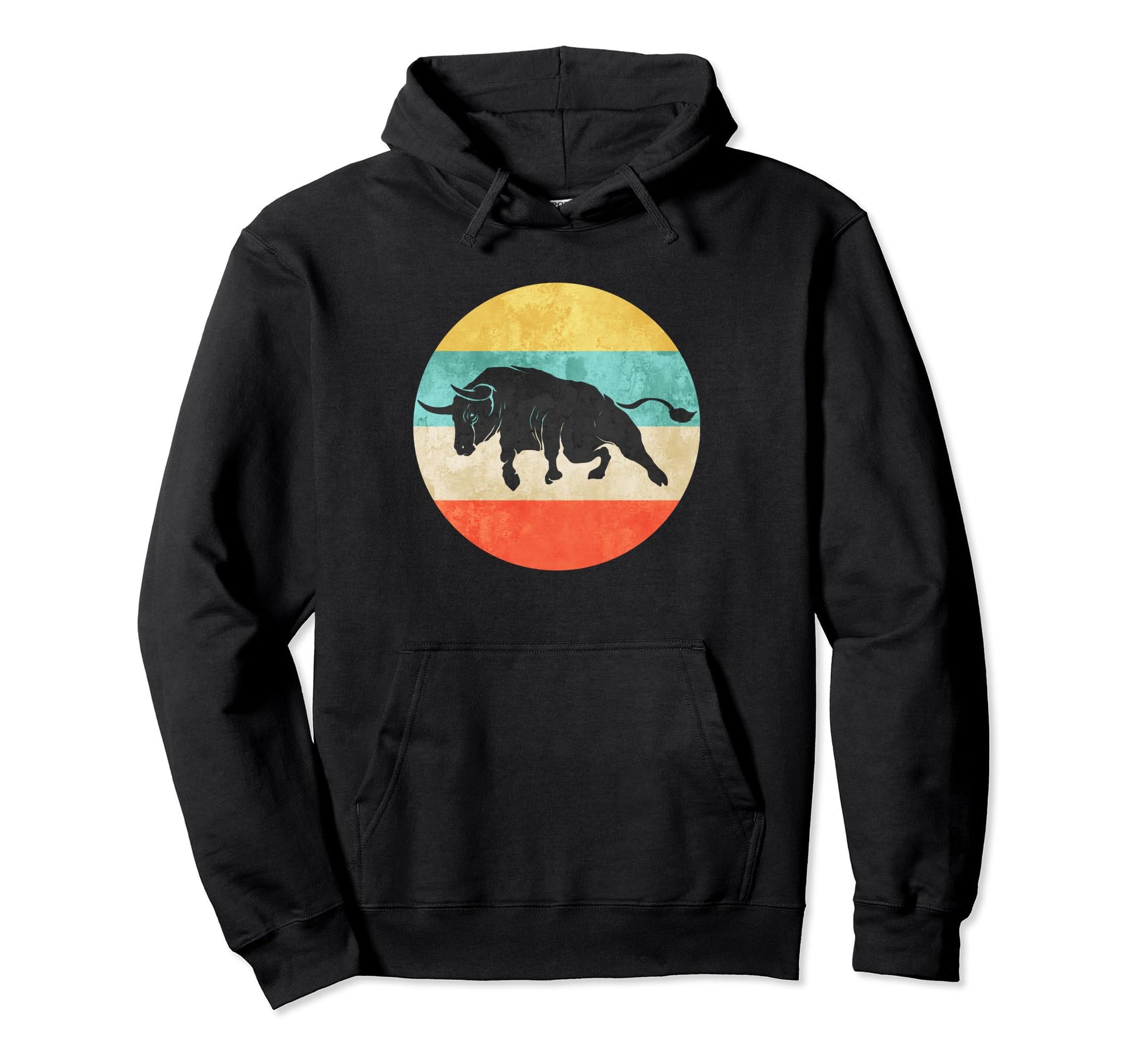 Bull Riding Western Cowboy Rodeo Hoodie - Aesthetic Graphic Men Women - T-Shirt, Sweatshirt, Hoodie