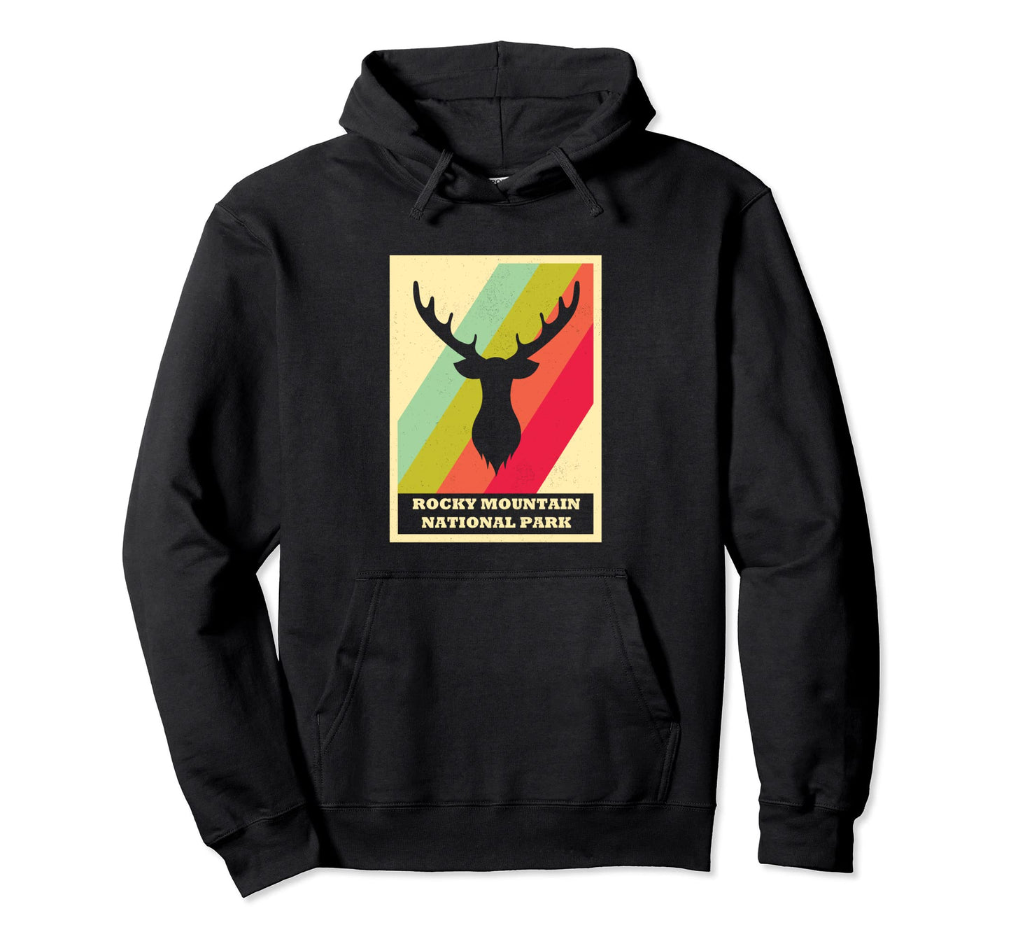 Rocky Mountain National Park Colorado Hoodie - Custom Art Print Men Women - T-Shirt, Sweatshirt, Hoodie