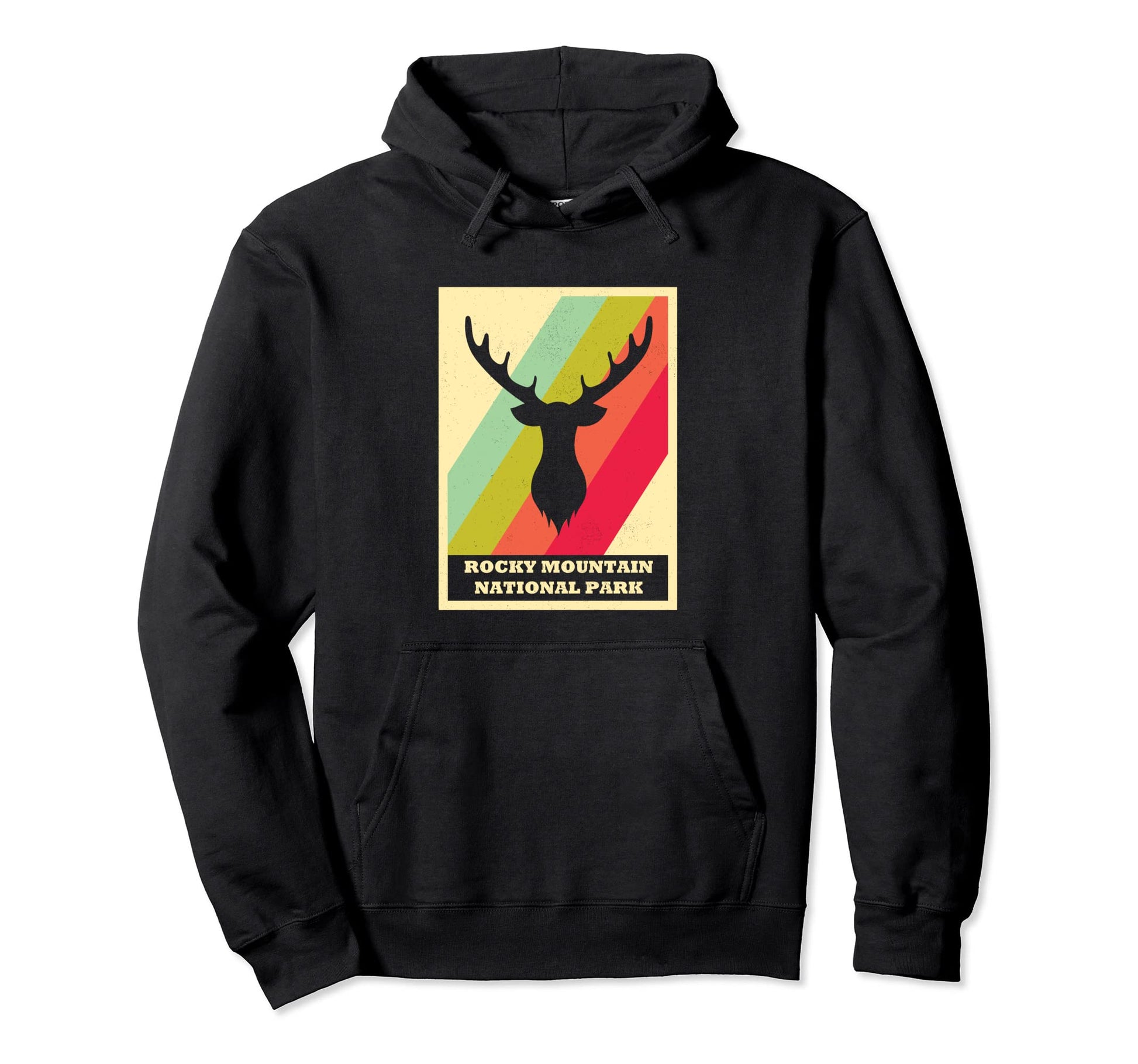 Rocky Mountain National Park Colorado Hoodie - Custom Art Print Men Women - T-Shirt, Sweatshirt, Hoodie