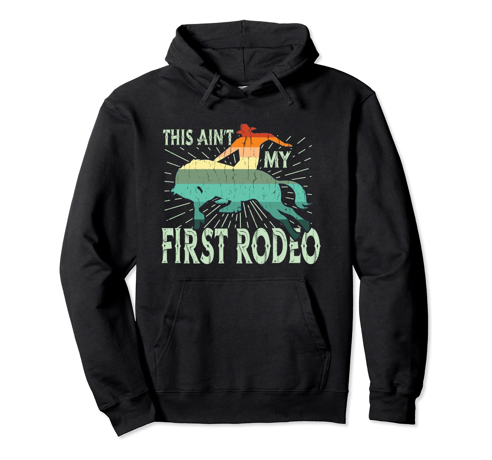 Cowboy Cowgirl Western Rodeo Sweatshirt - Aesthetic Graphic for Adults - T-Shirt, Sweatshirt, Hoodie