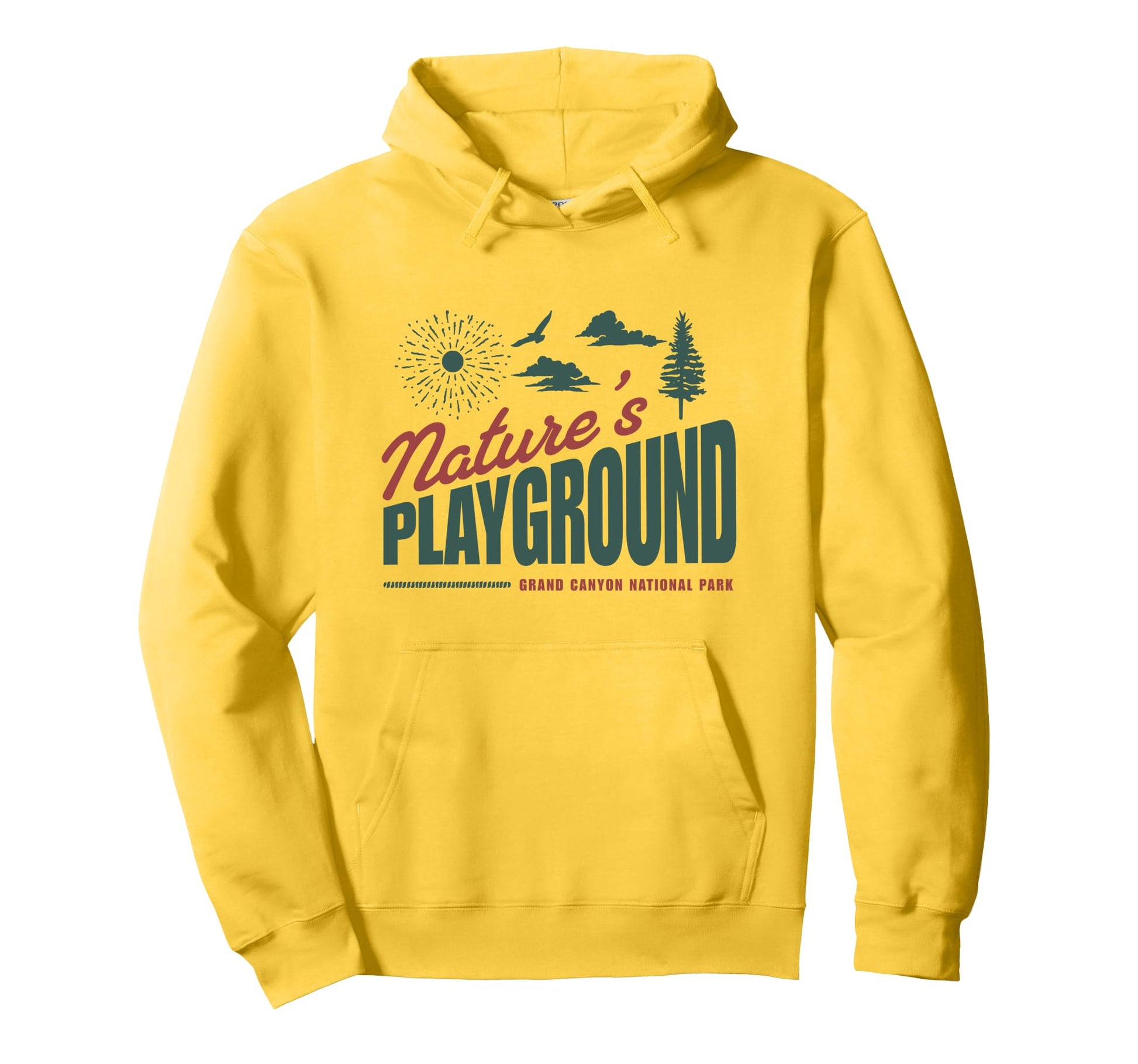 Natures Playground National Park Grand Hoodie - Graphic Print Men Women - T-Shirt, Sweatshirt, Hoodie