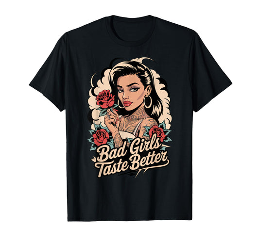 Bad Taste Better Tattoo Lover Halloween T-Shirt - Unique Graphic for Adults - T-Shirt, Sweatshirt, Hoodie