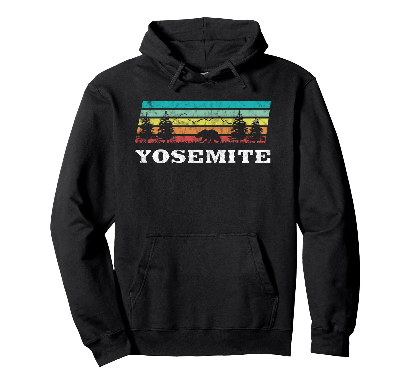 Yosemite National Park Half Dome Camp Hoodie - Novelty Apparel Men Women - T-Shirt, Sweatshirt, Hoodie