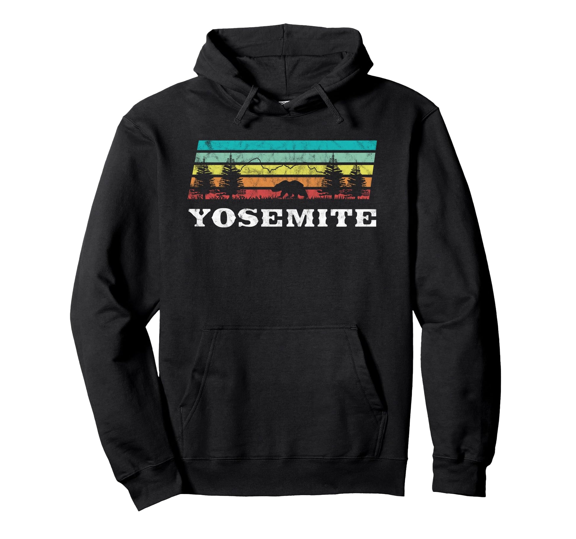 Yosemite National Park Half Dome Camp Hoodie - Novelty Apparel Men Women - T-Shirt, Sweatshirt, Hoodie