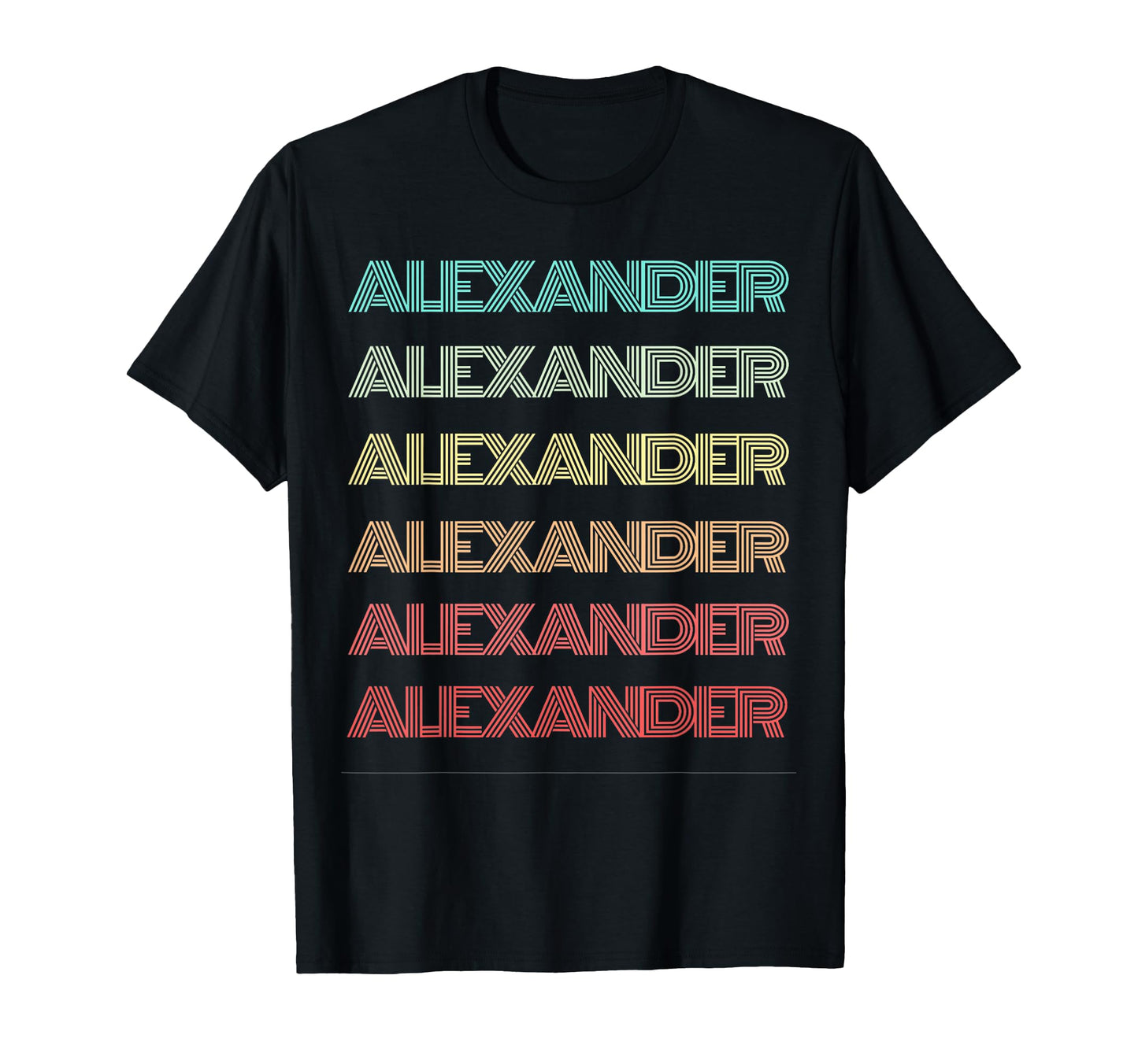First Name Alexander Personalized T-Shirt - Casual Everyday Wear Unisex - T-Shirt, Sweatshirt, Hoodie