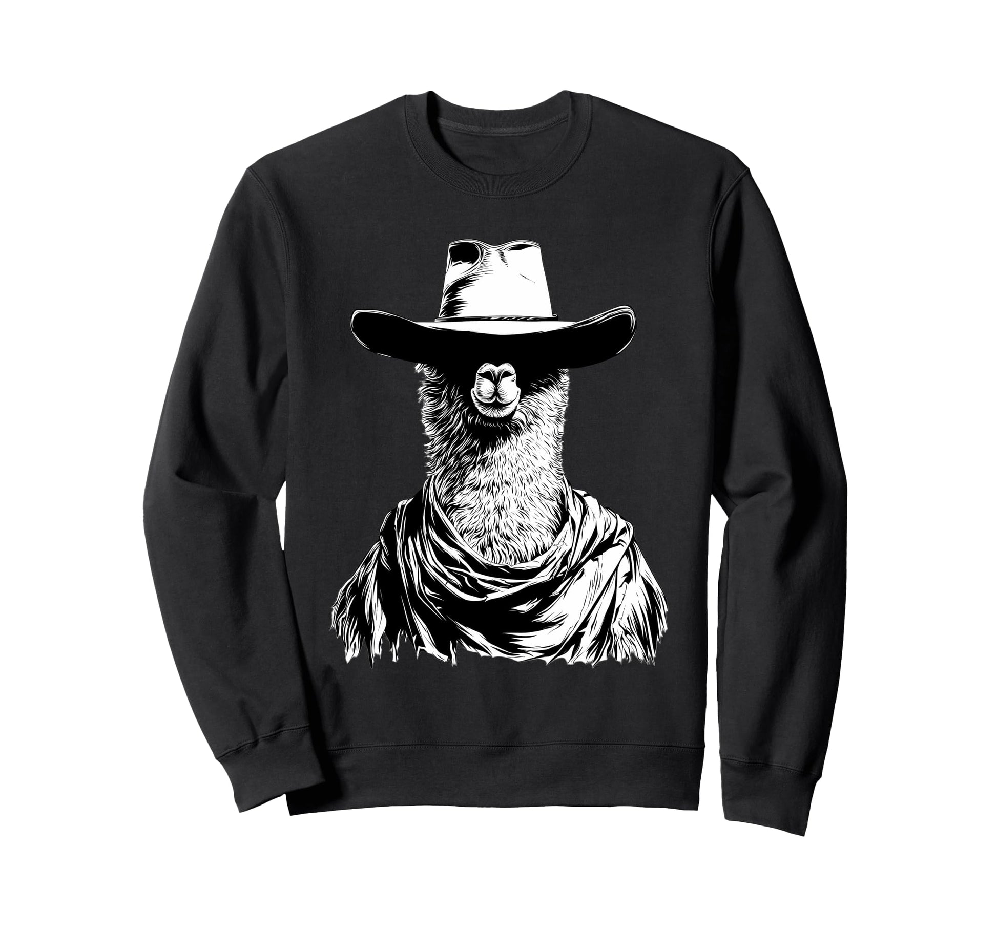 Country Cowboy Llama Alpaca Rodeo Sweatshirt - Streetwear Style Men Women - T-Shirt, Sweatshirt, Hoodie